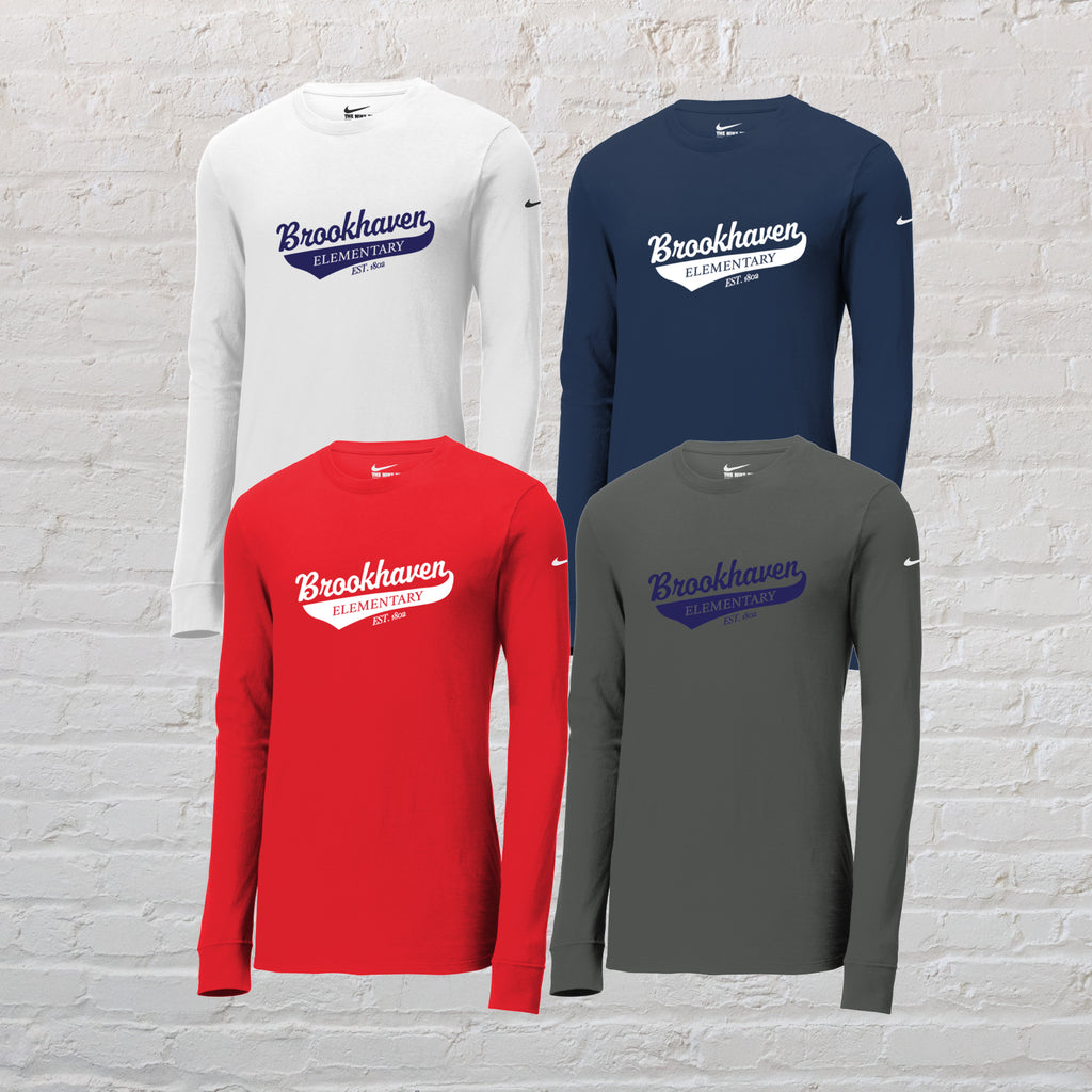 Nike Dri-FIT Cotton/Poly Long Sleeve Tee