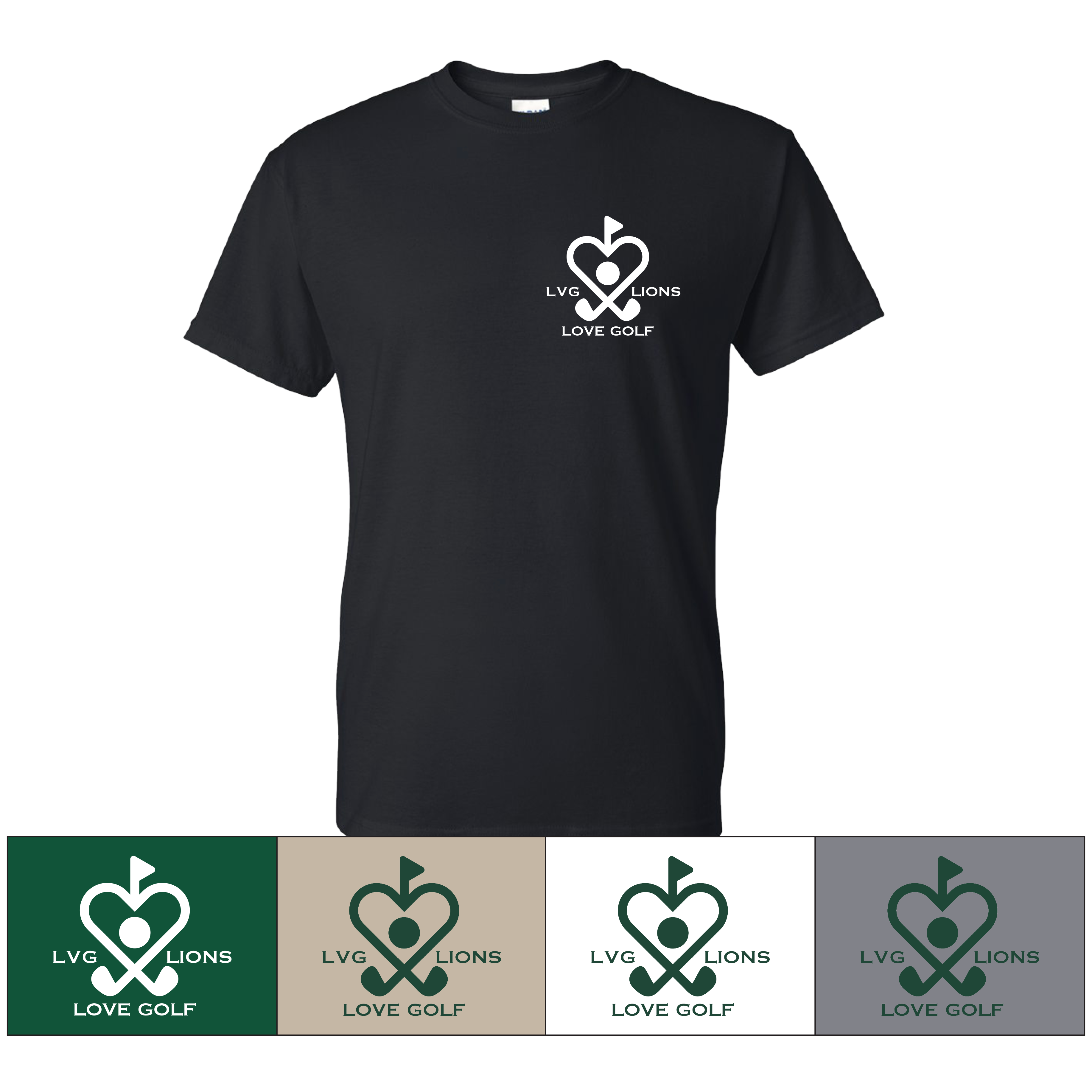Golf Love - DryBlend T-Shirt - Adult & Youth