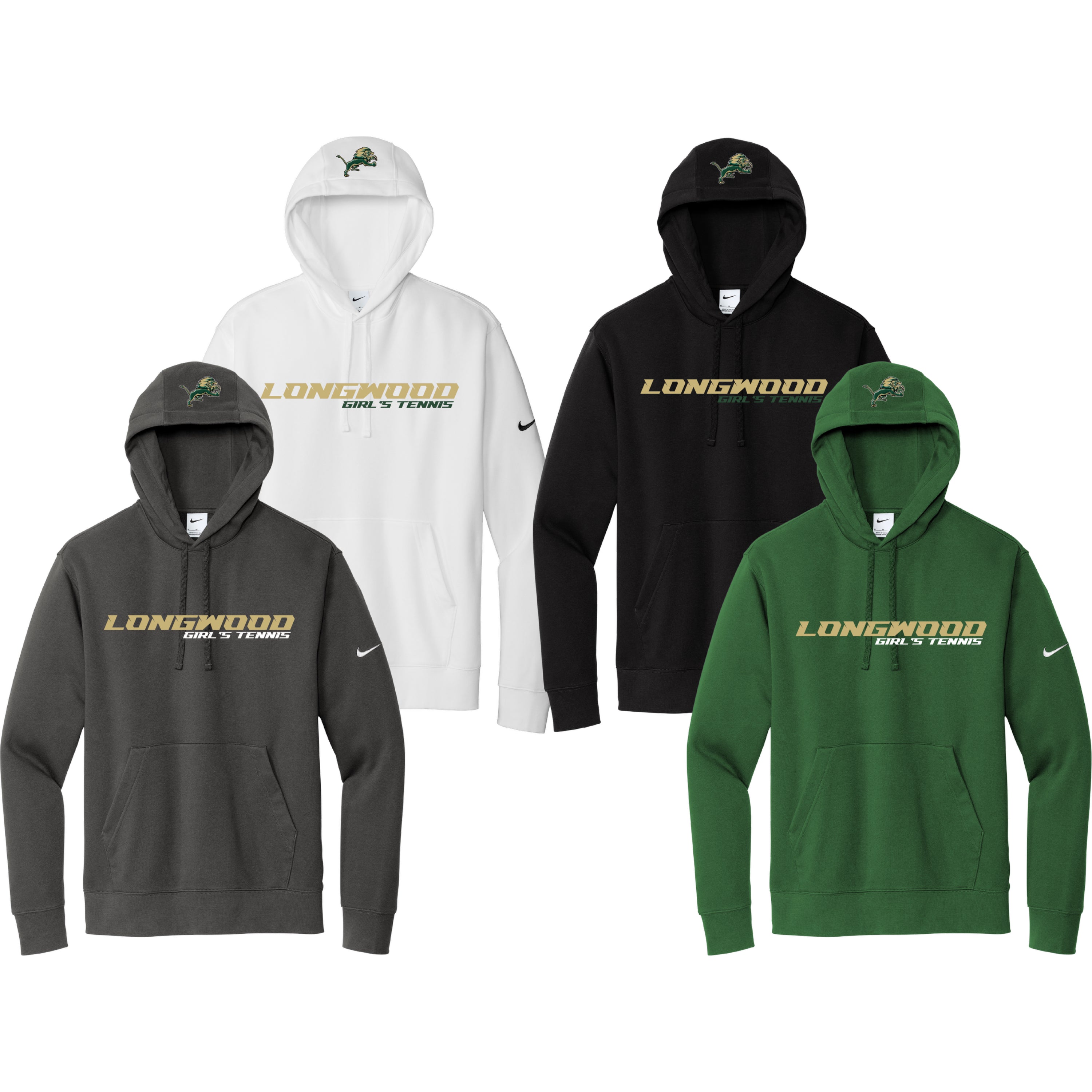 Nike Club Fleece Sleeve Swoosh Pullover Hoodie