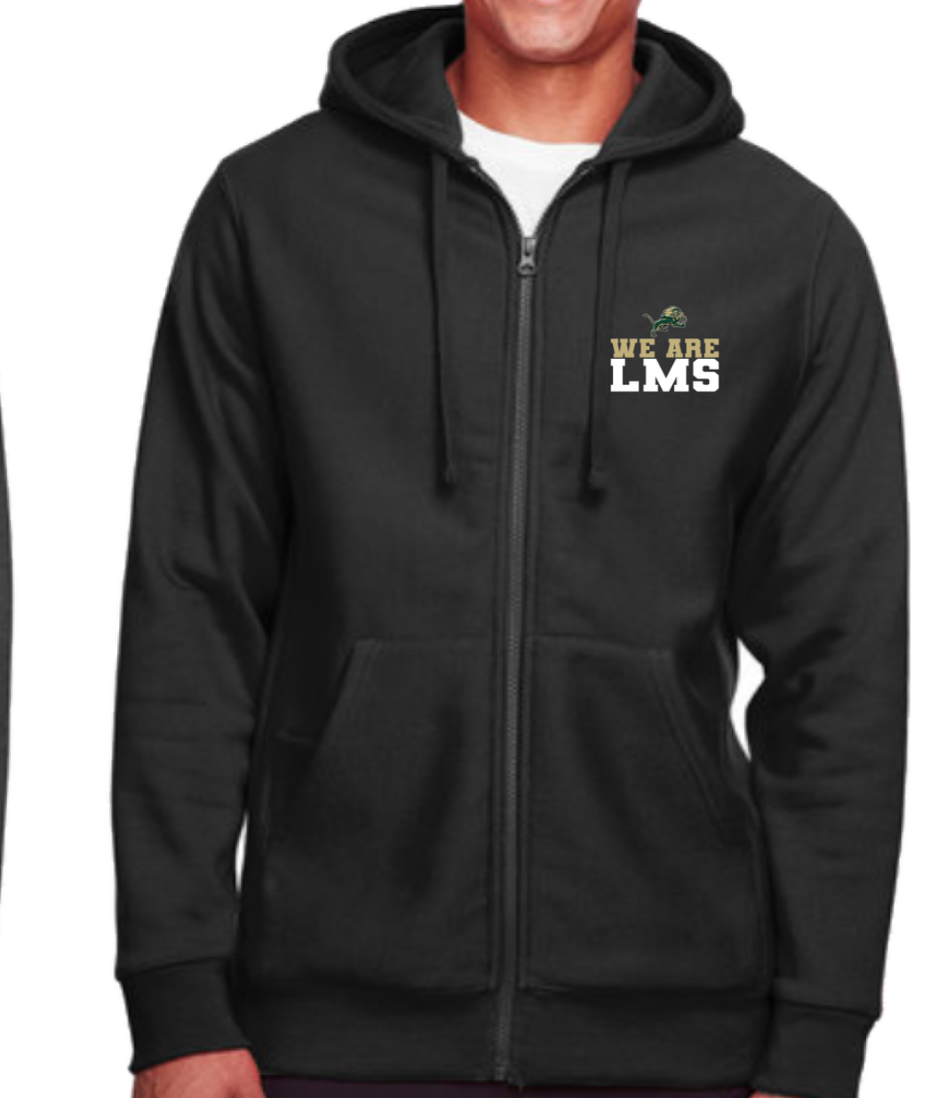 Adult Heavyweight Full-Zip Hooded Sweatshirt - water repellent
