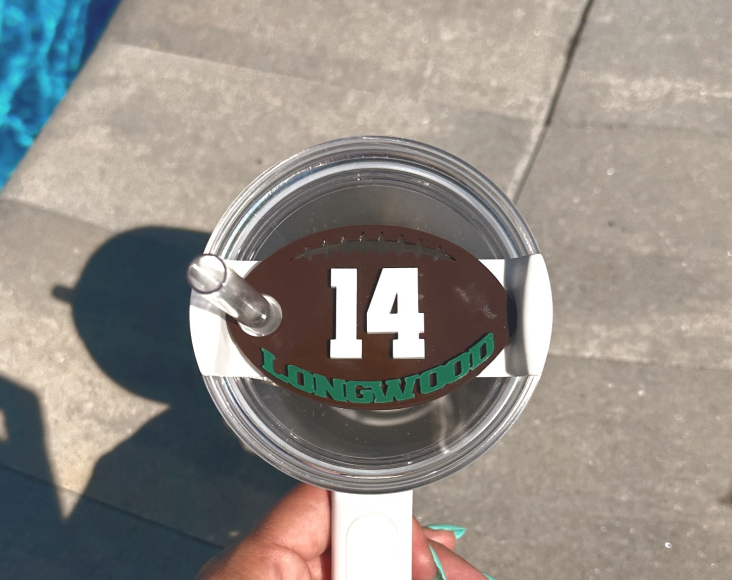 Football - Stanley Tumbler Tag