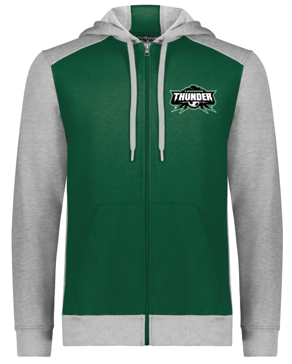 Augusta Sportswear - Eco Revive™ Three-Season Triblend Fleece Full-Zip Hooded Sw