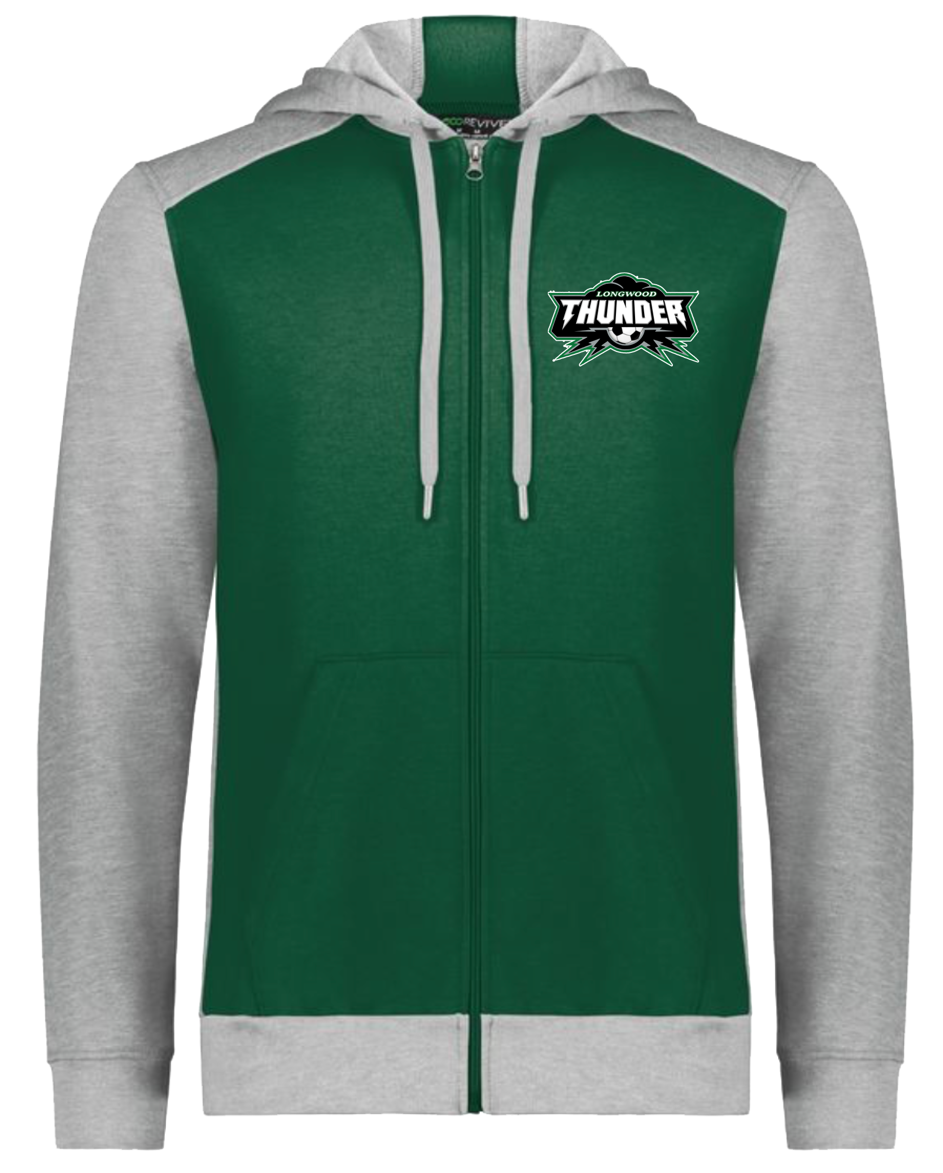 Augusta Sportswear - Eco Revive™ Three-Season Triblend Fleece Full-Zip Hooded Sw