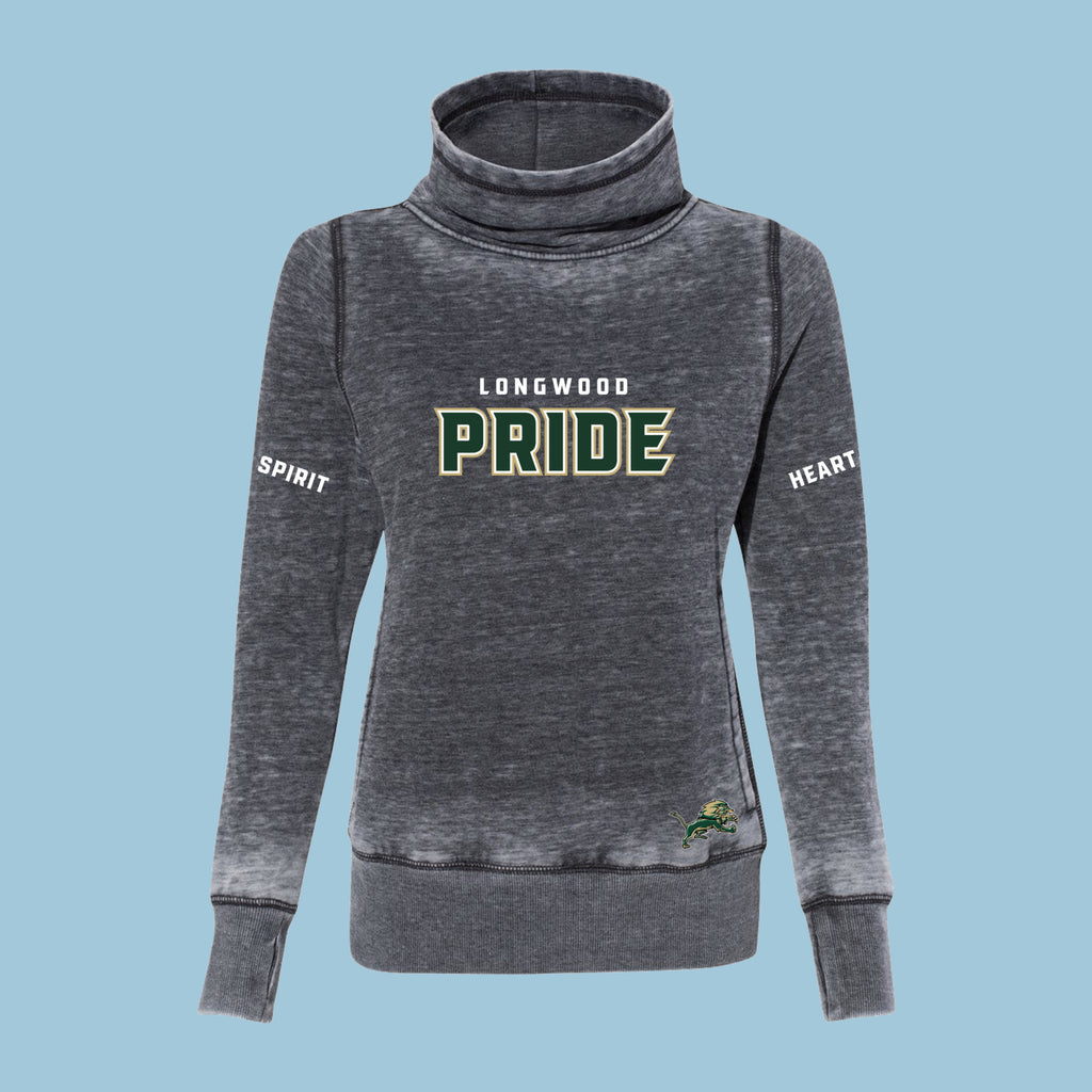 Women’s Zen Fleece Cowl Neck Sweatshirt LJHS YB