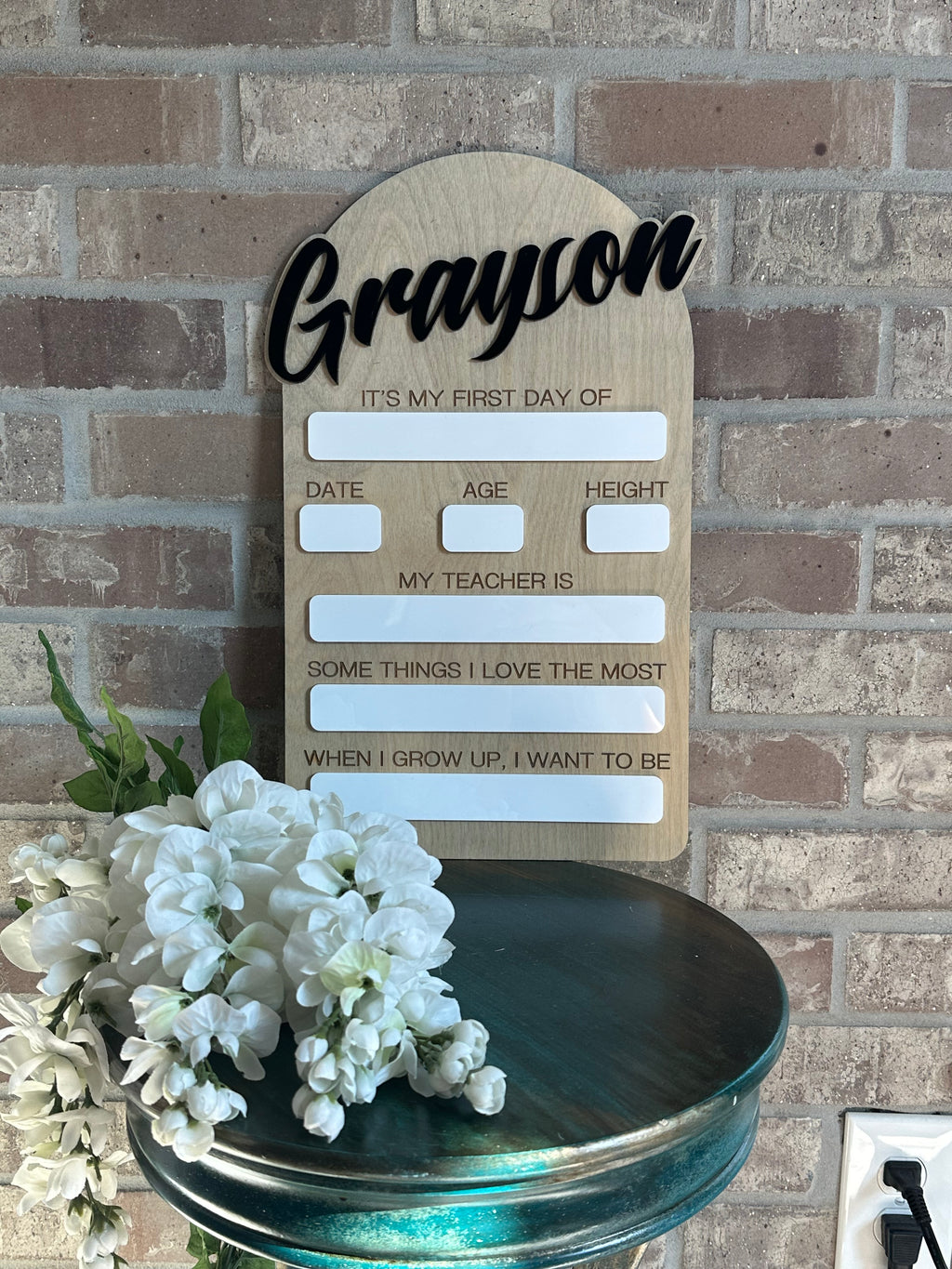 Back to School - Wood and Acrylic Sign