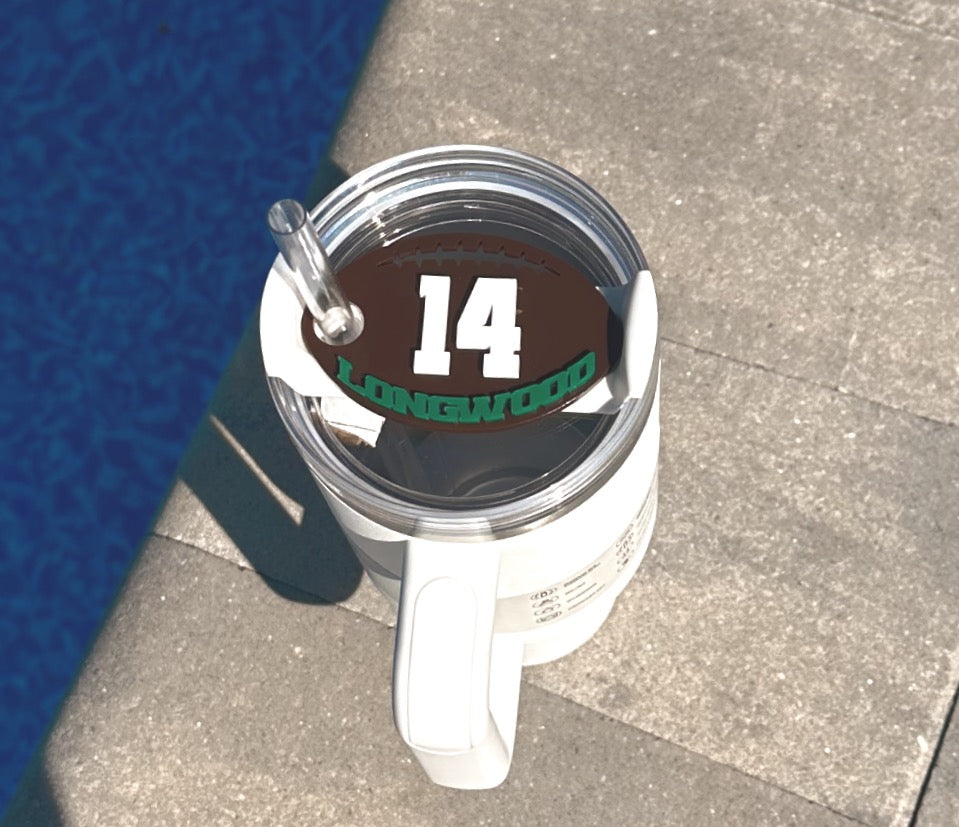 Football - Stanley Tumbler Tag