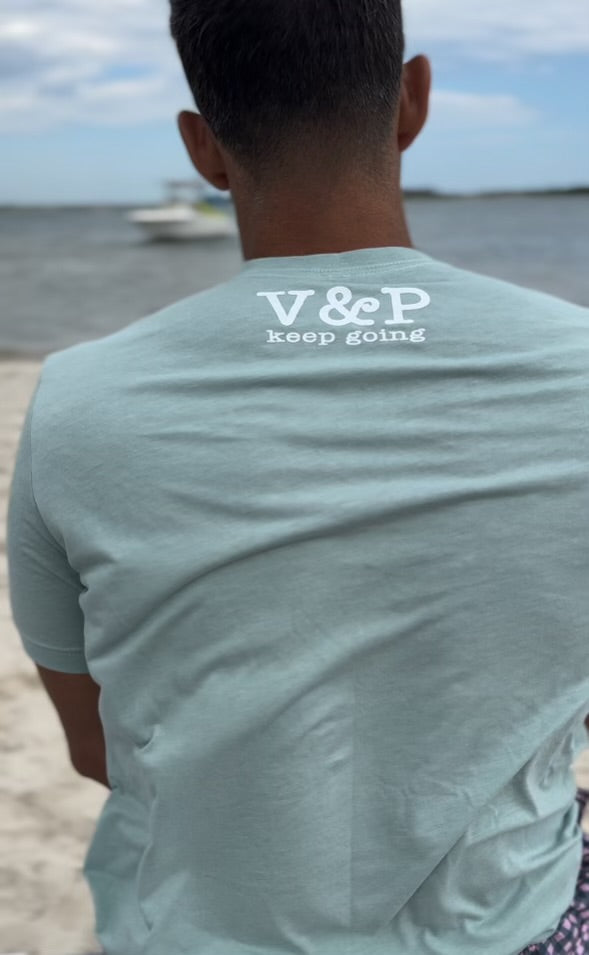 the only way out is through - Valleys & Peaks T-Shirt
