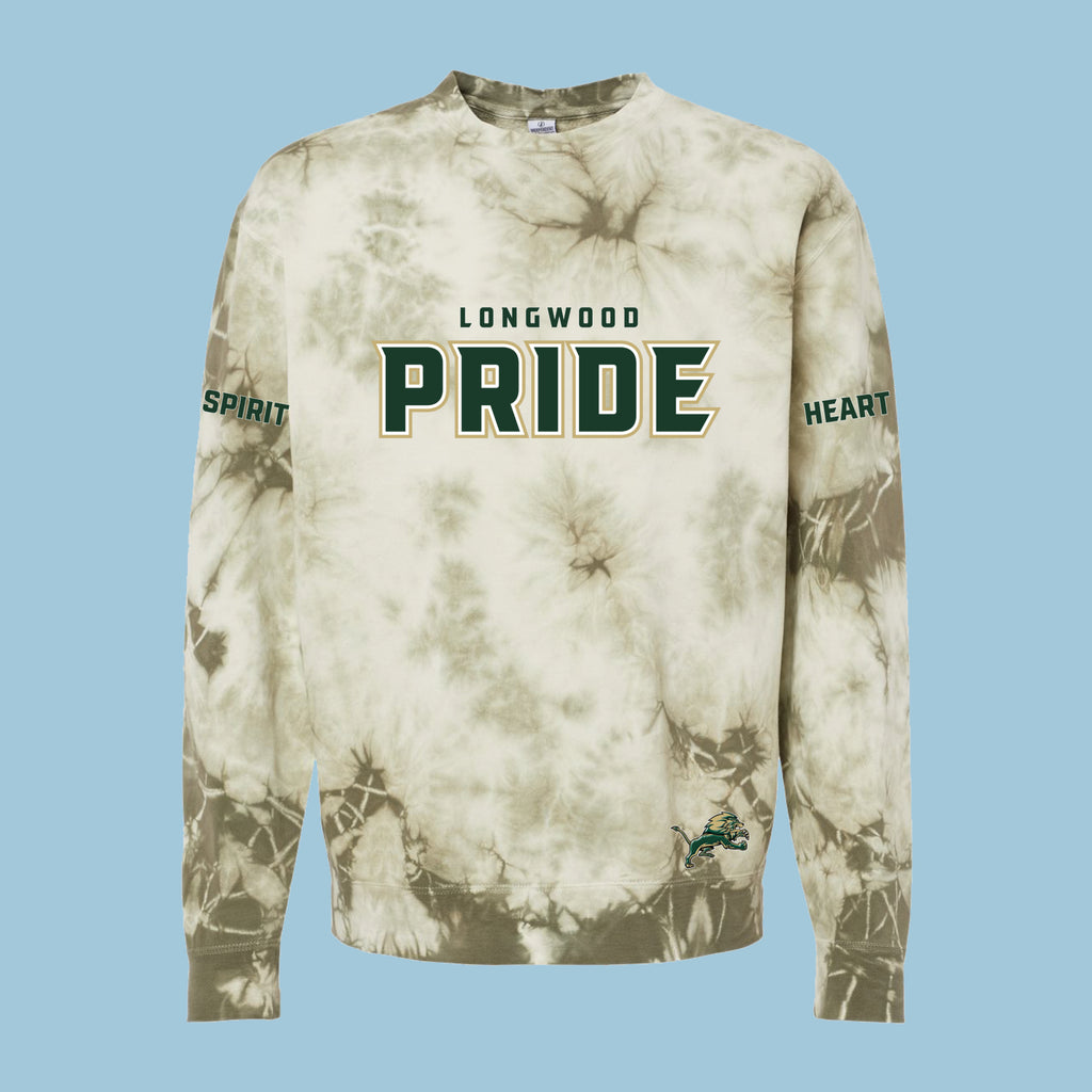 Unisex Midweight Tie-Dyed Crewneck Sweatshirt LJHS YB