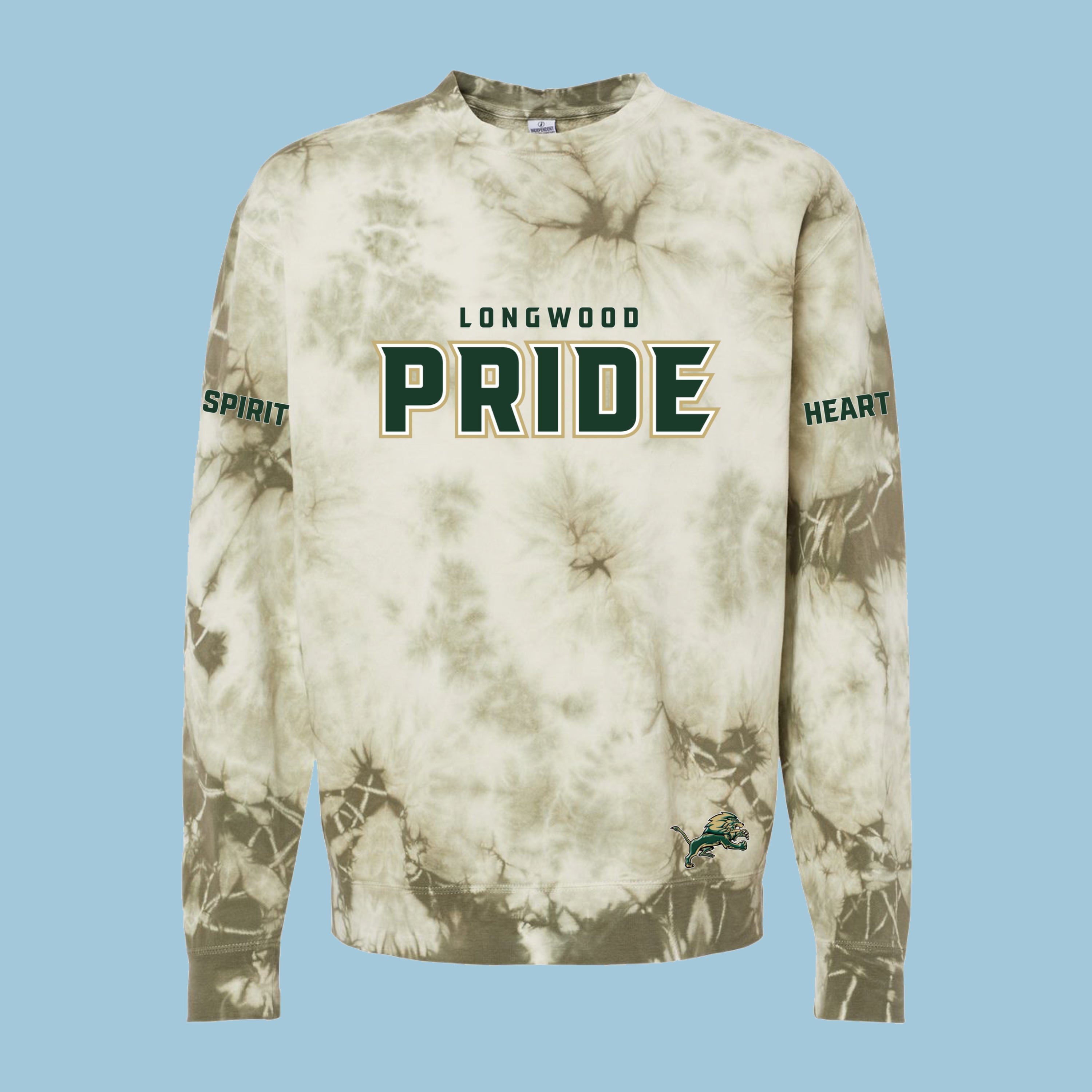 Unisex Midweight Tie-Dyed Crewneck Sweatshirt LJHS YB