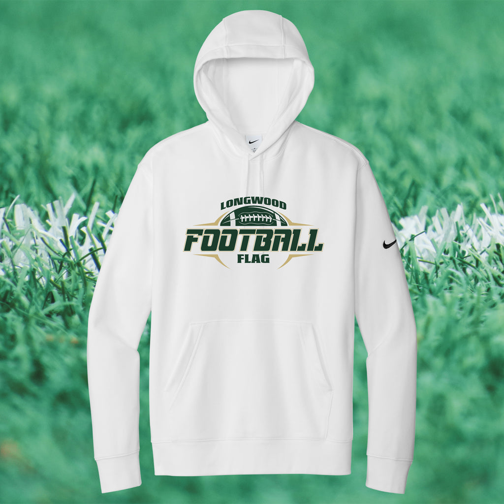 Nike Club Fleece Sleeve Swoosh Pullover Hoodie - FLAG FOOTBALL