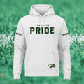 60/40 PRIDE SPIRIT HEART Fleece Hoodie - FLAG FOOTBALL