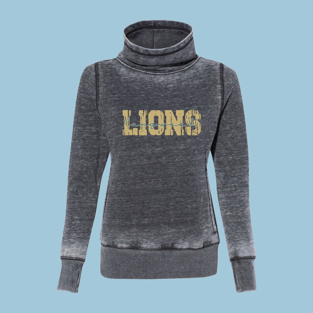 Women’s Zen Fleece Cowl Neck Sweatshirt LJHS YB