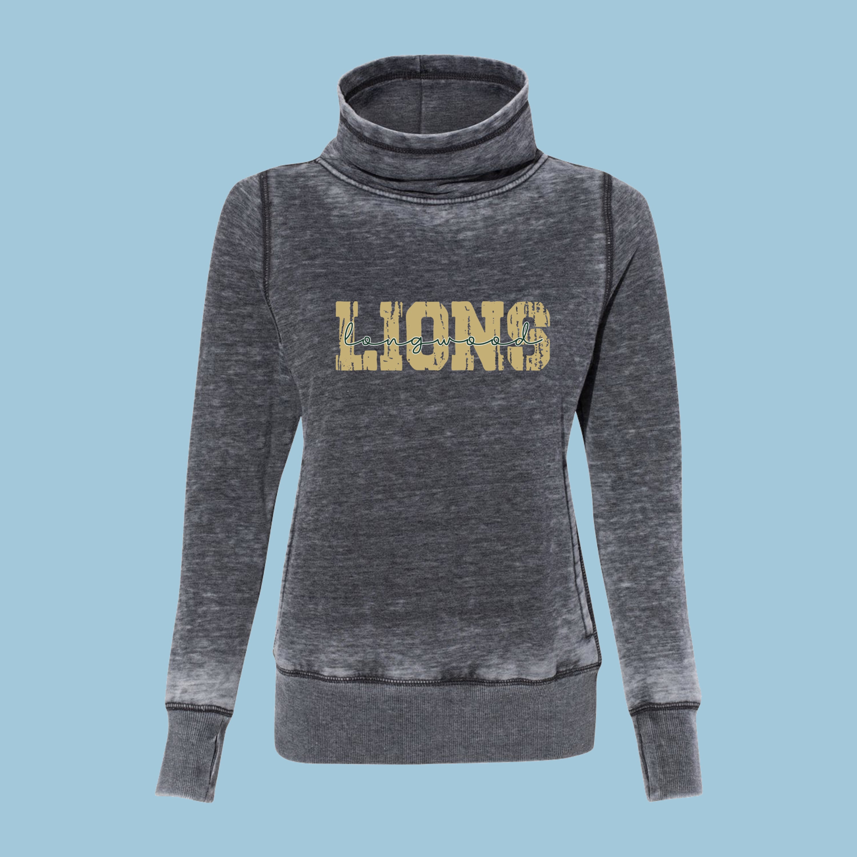Women’s Zen Fleece Cowl Neck Sweatshirt LJHS YB