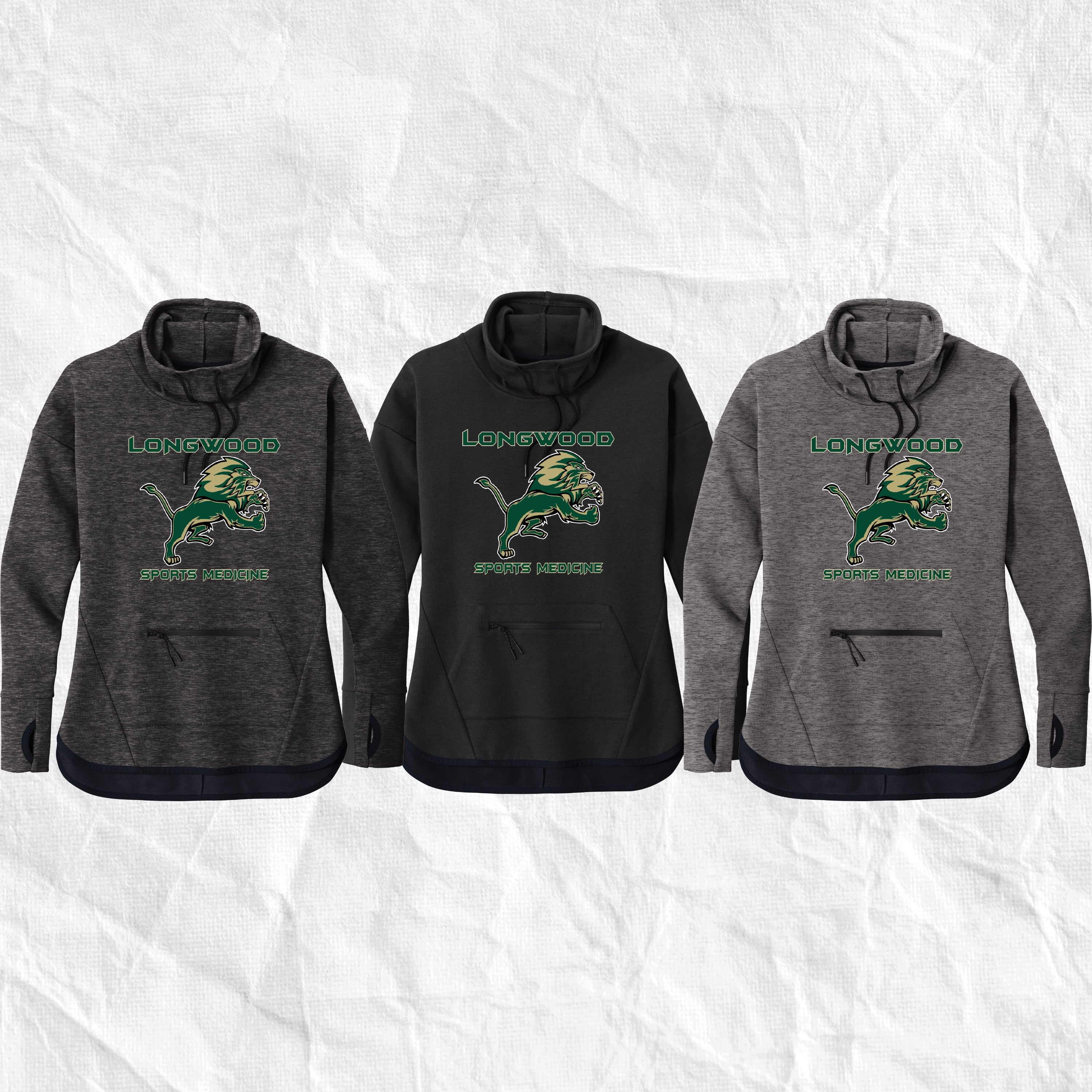 Sport-Tek ® Ladies Triumph Cowl Neck Pullover