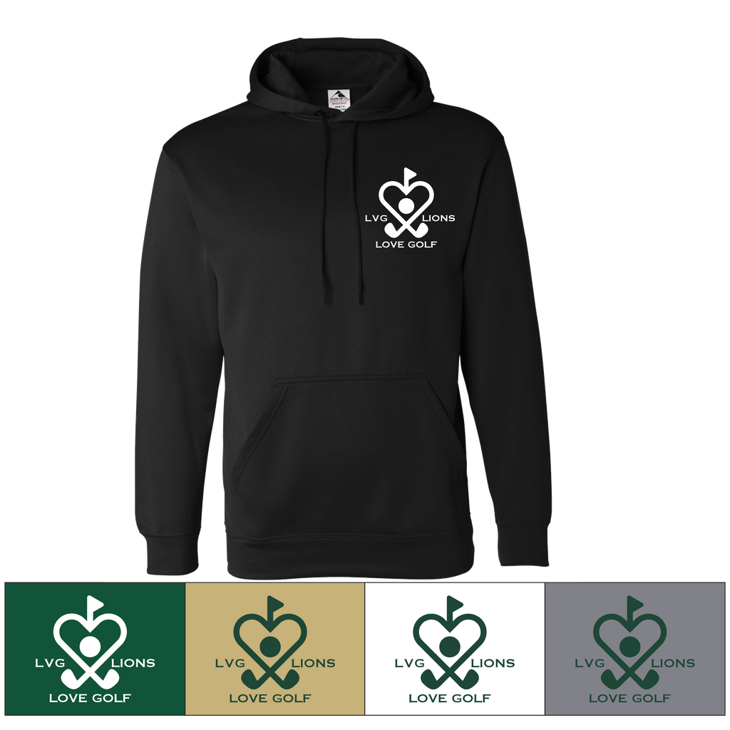 Love Golf - Augusta Sportswear - 60/40 Fleece Hoodie  Adult & Youth