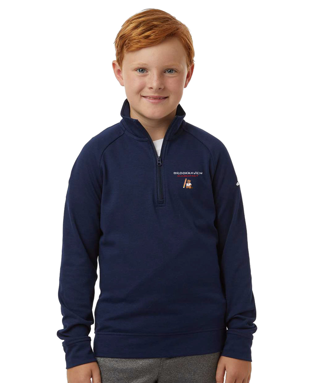 Adidas - Youth Quarter-Zip Pullover
