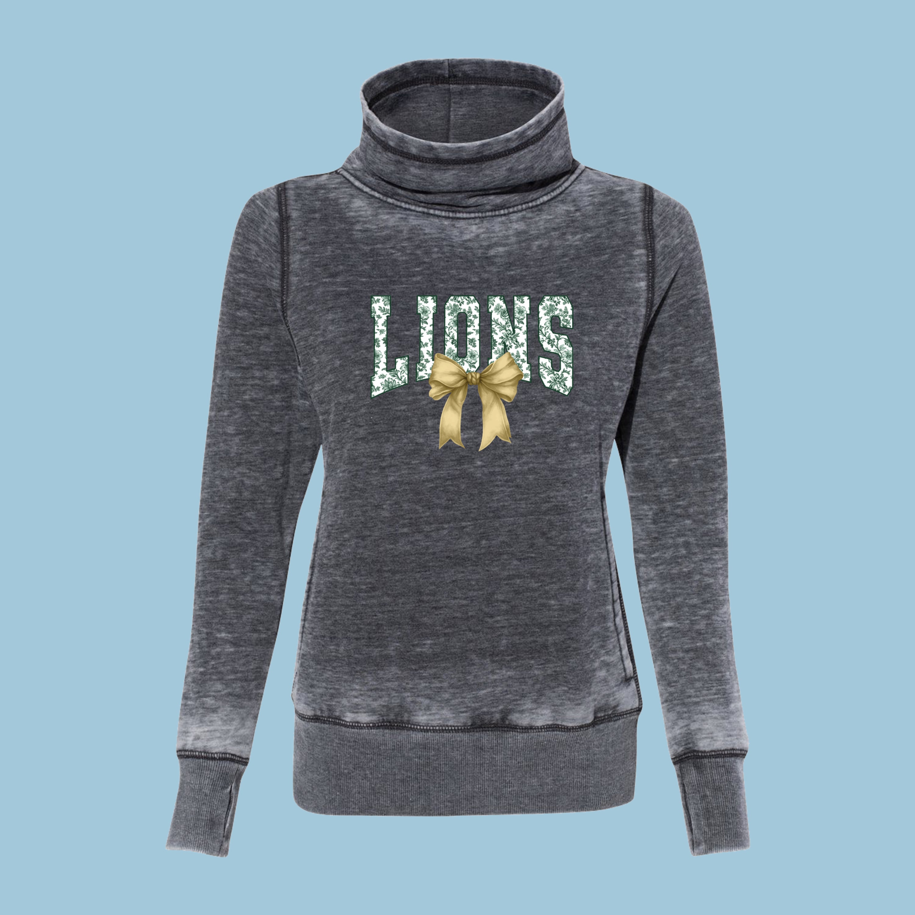 Women’s Zen Fleece Cowl Neck Sweatshirt LJHS YB