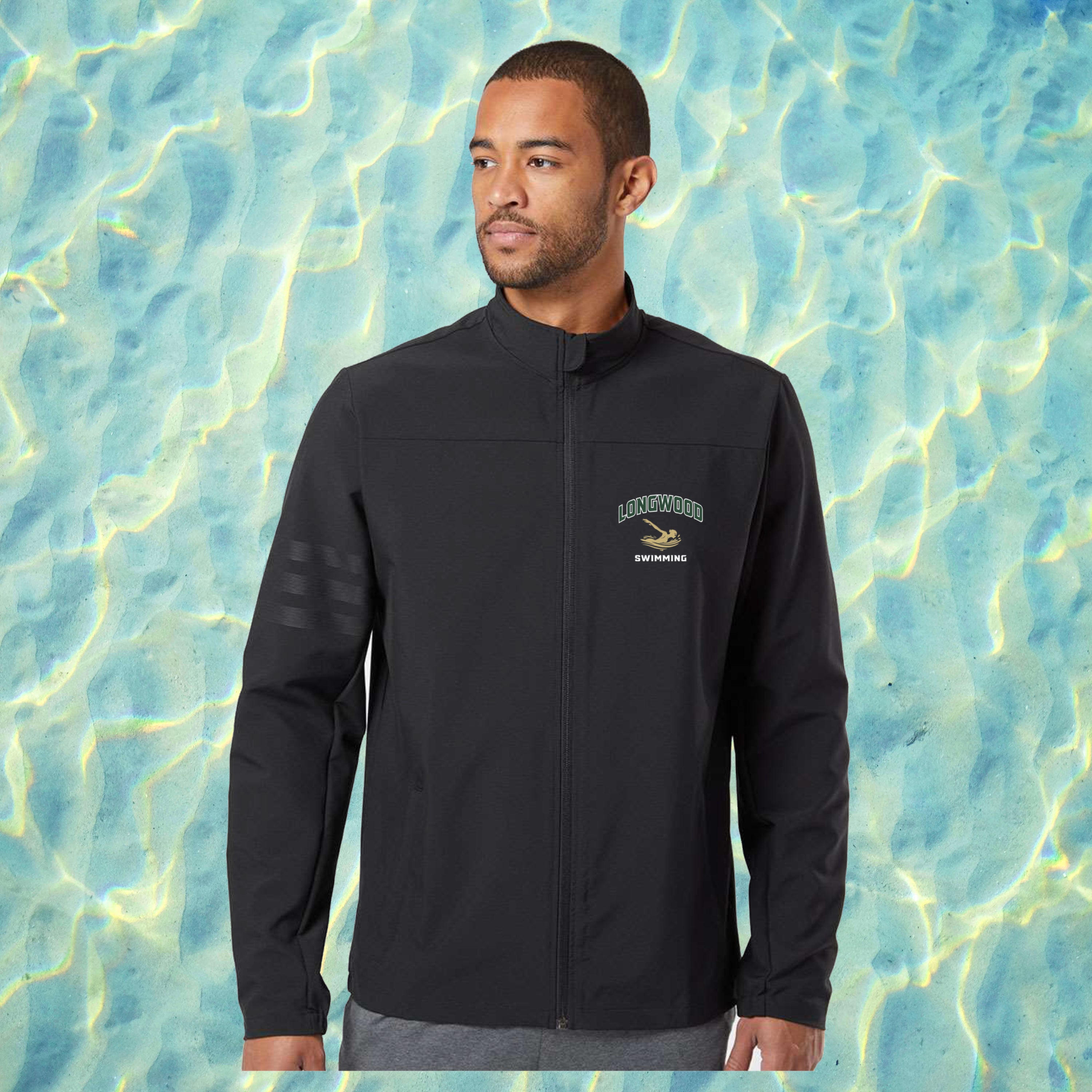 Adidas Men's Wind Resistant Full-Zip Jacket
