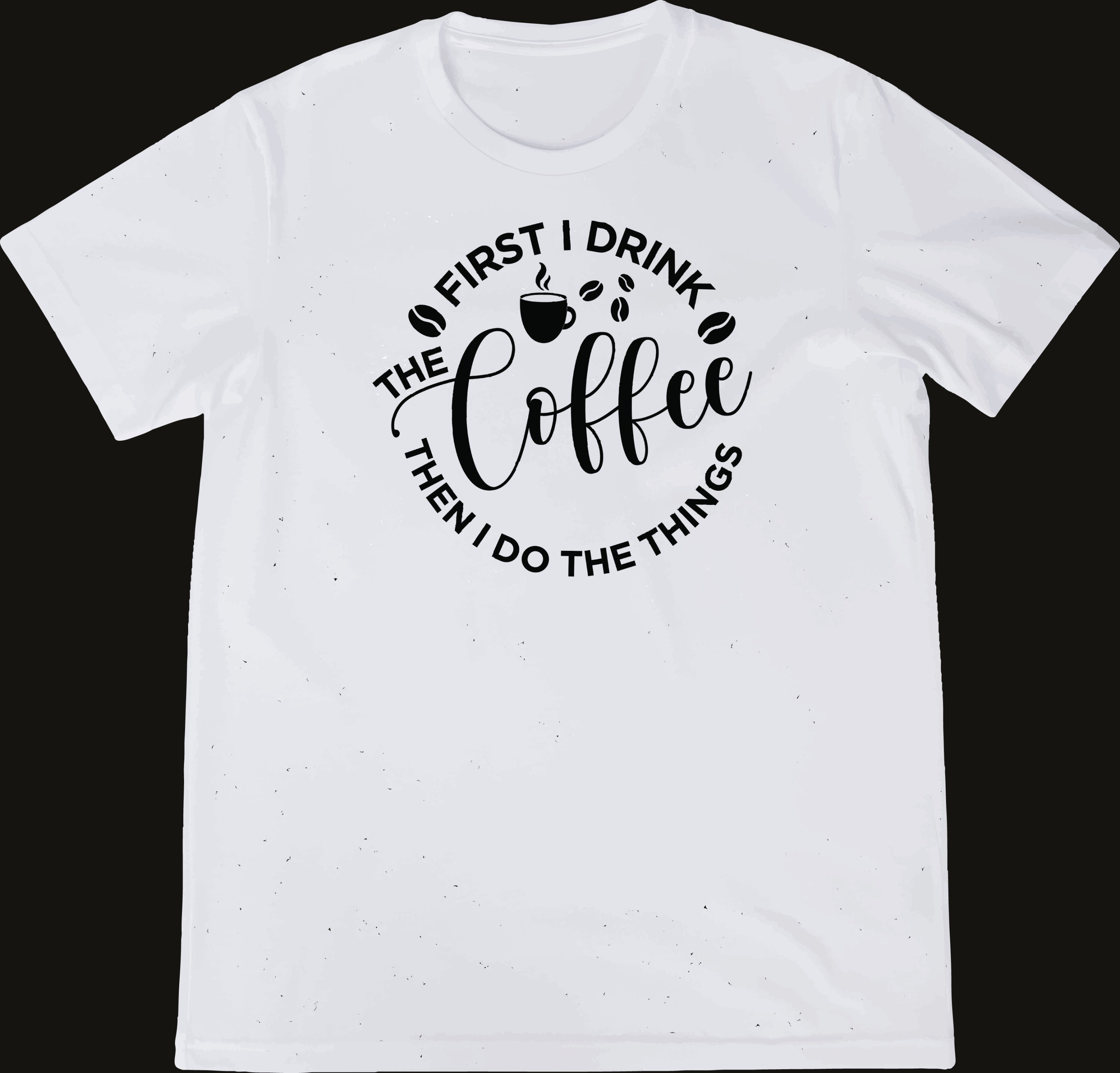 Ready-to-Press Coffee & Things DTF Transfer