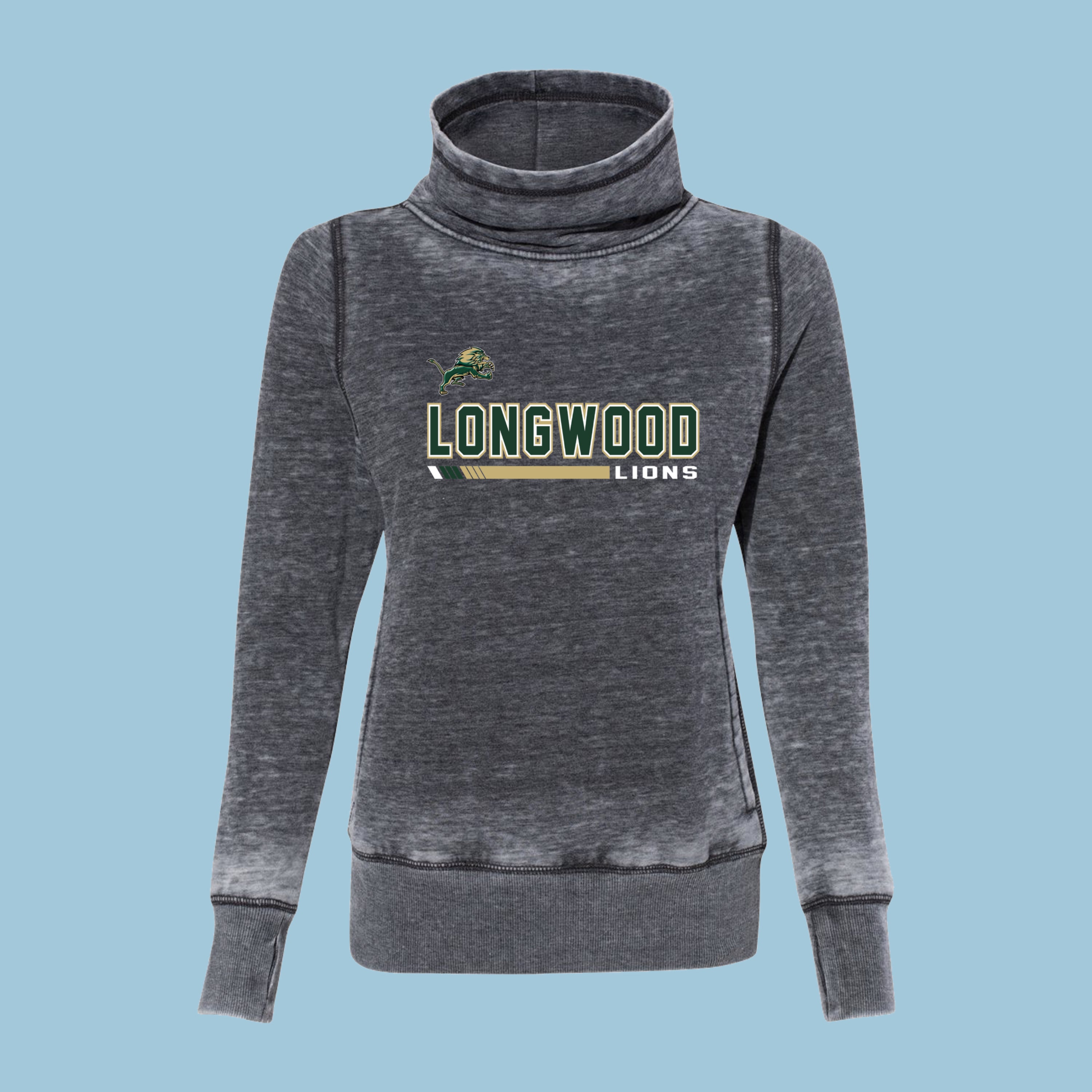 Women’s Zen Fleece Cowl Neck Sweatshirt LJHS YB