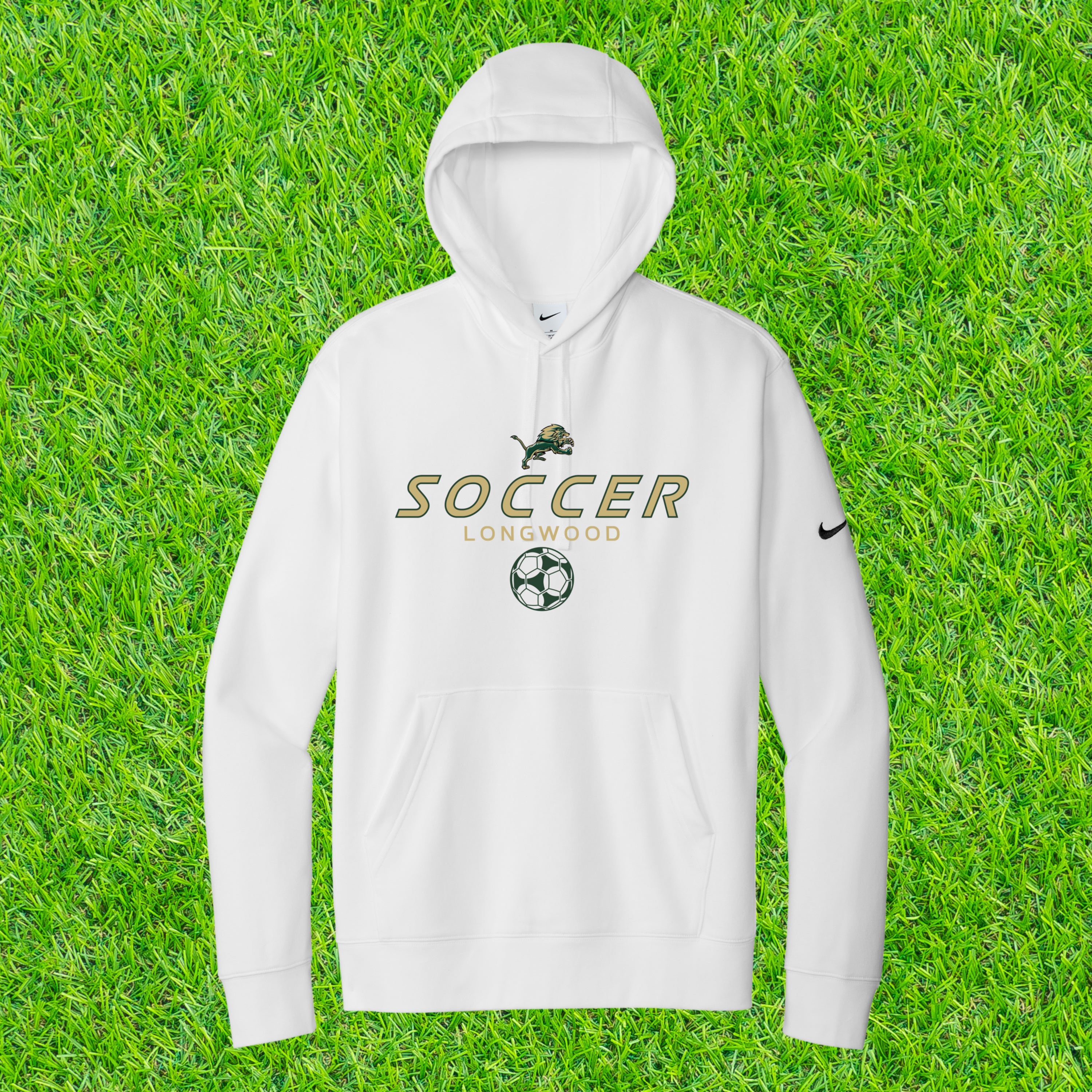 Nike Club Fleece Sleeve Swoosh Pullover Hoodie