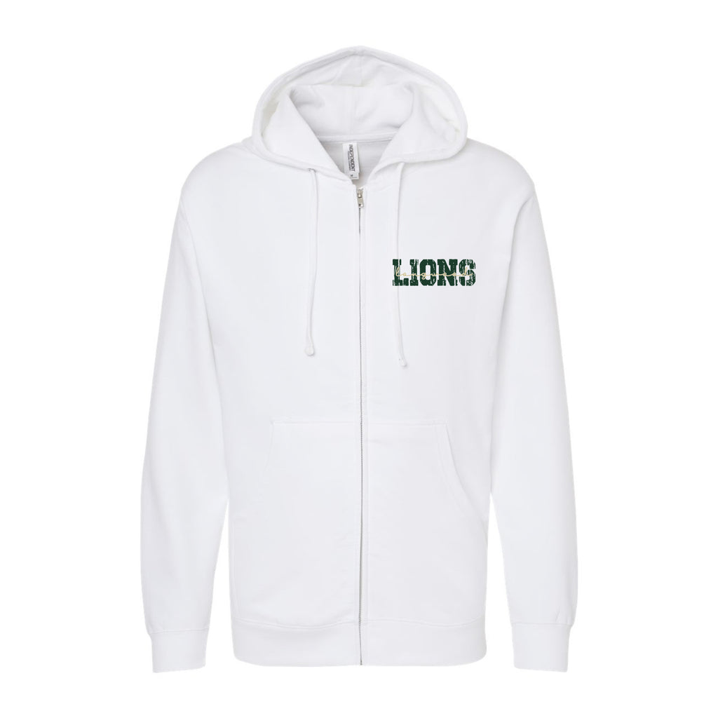 Unisex Midweight Full-Zip Hooded Sweatshirt LJHS YB