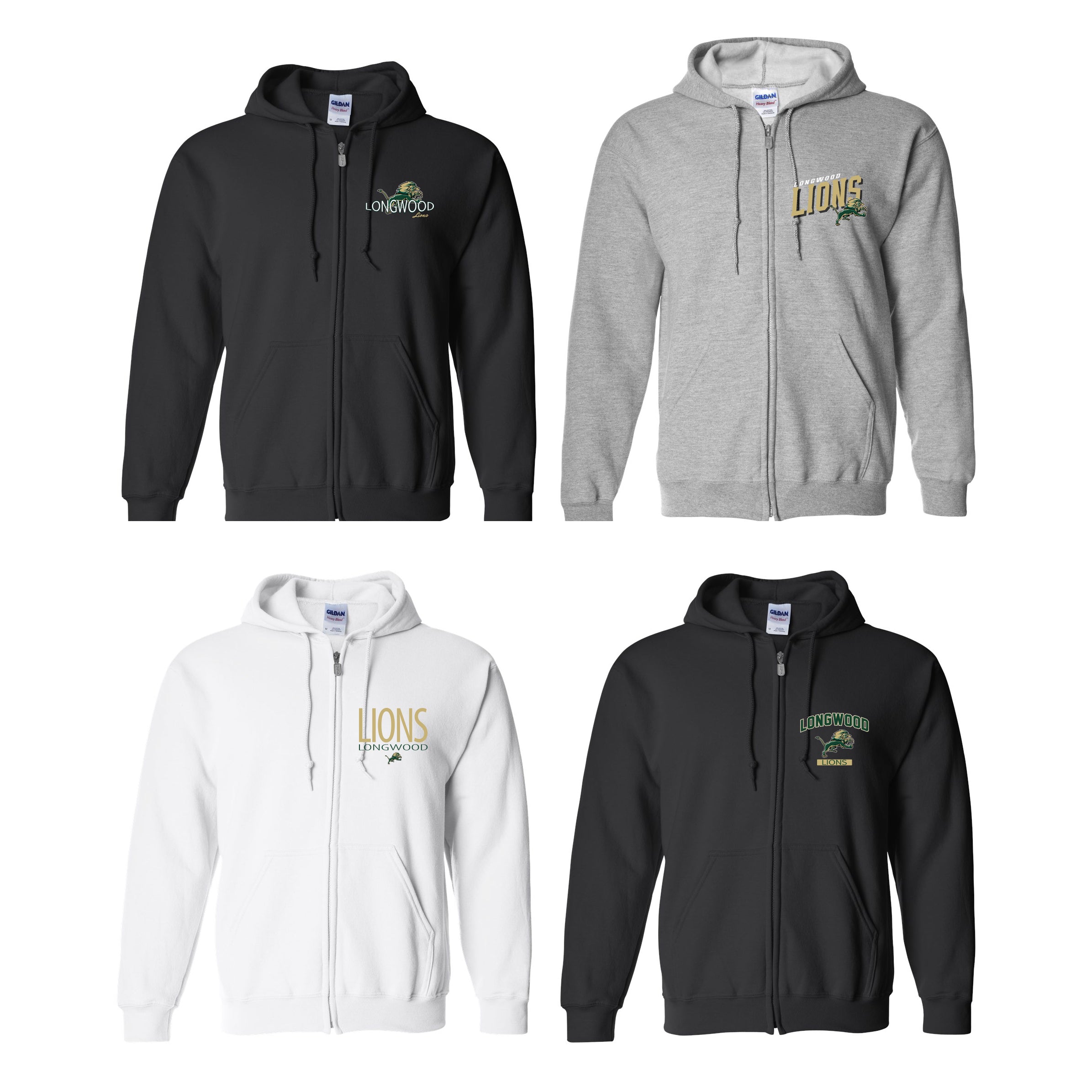Unisex Heavy Blend Full-Zip Hooded Sweatshirt