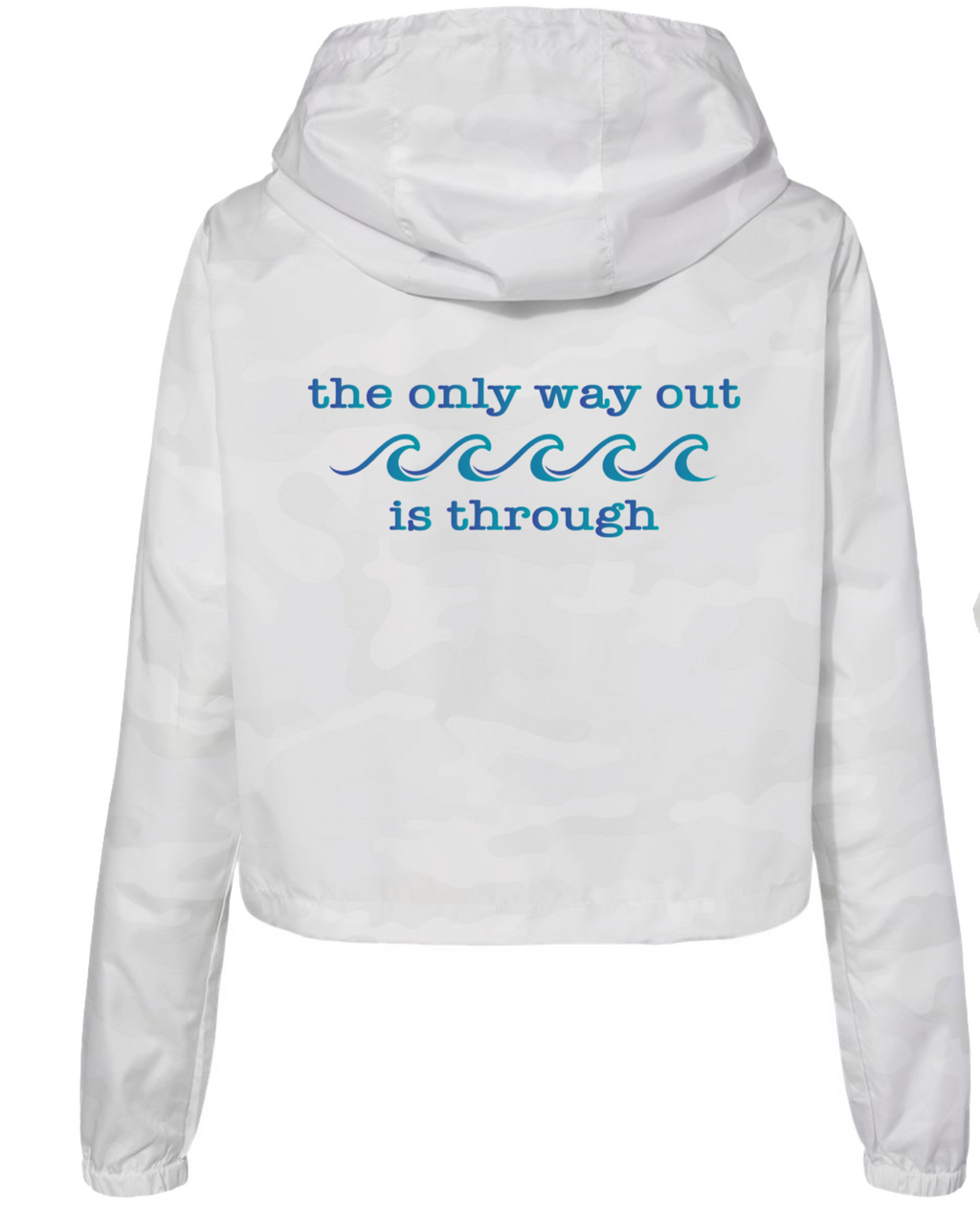 Women's Lightweight Quarter-Zip Pullover Crop Windbreaker