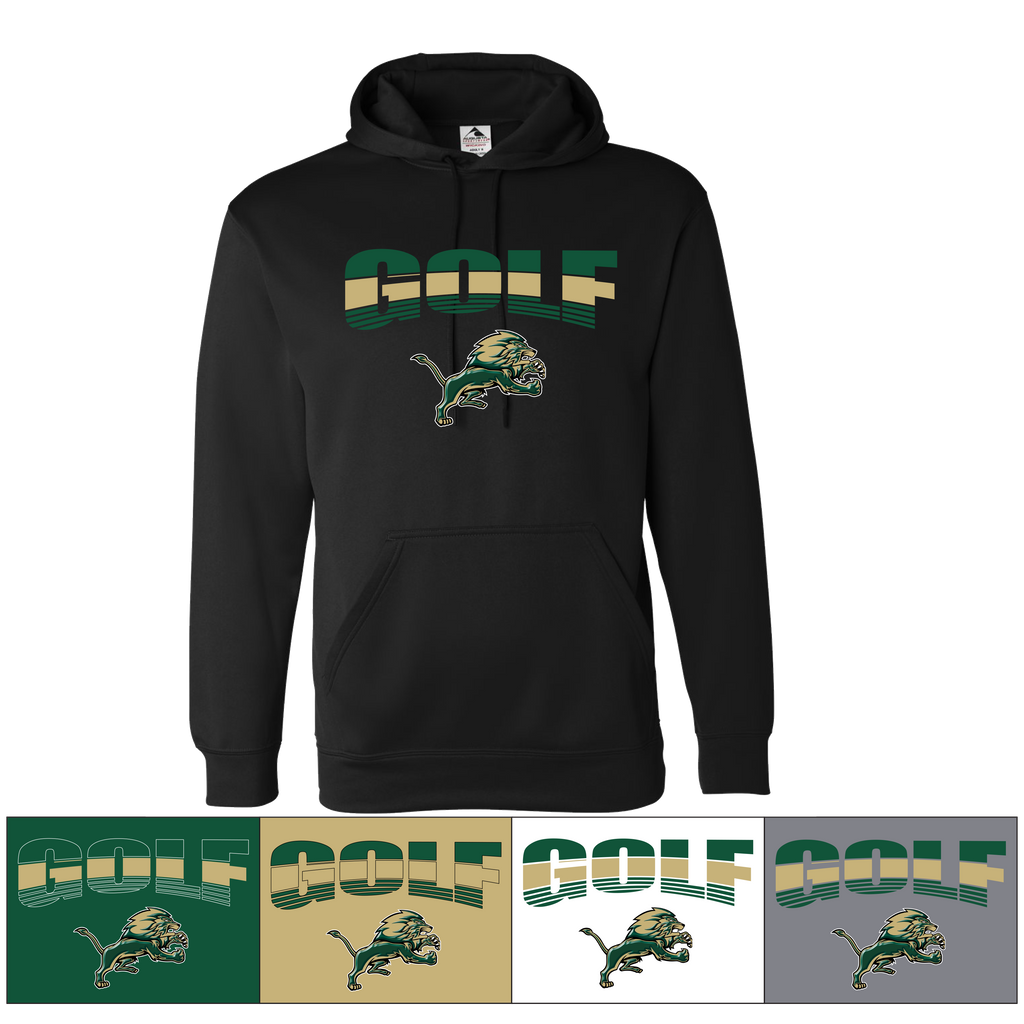 Golf Lion - Augusta Sportswear - 60/40 Fleece Hoodie  Adult & Youth
