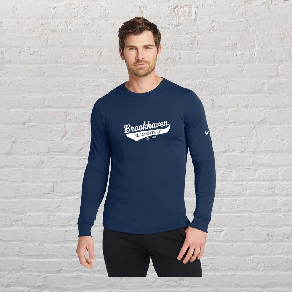 Nike Dri-FIT Cotton/Poly Long Sleeve Tee
