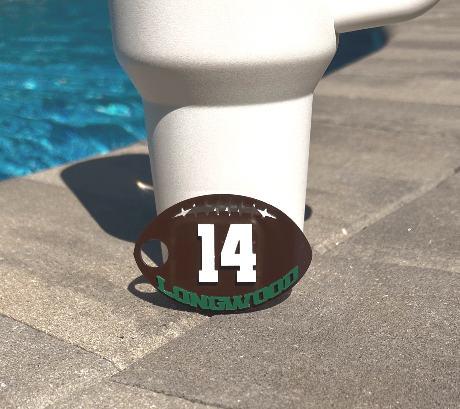 Football - Stanley Tumbler Tag