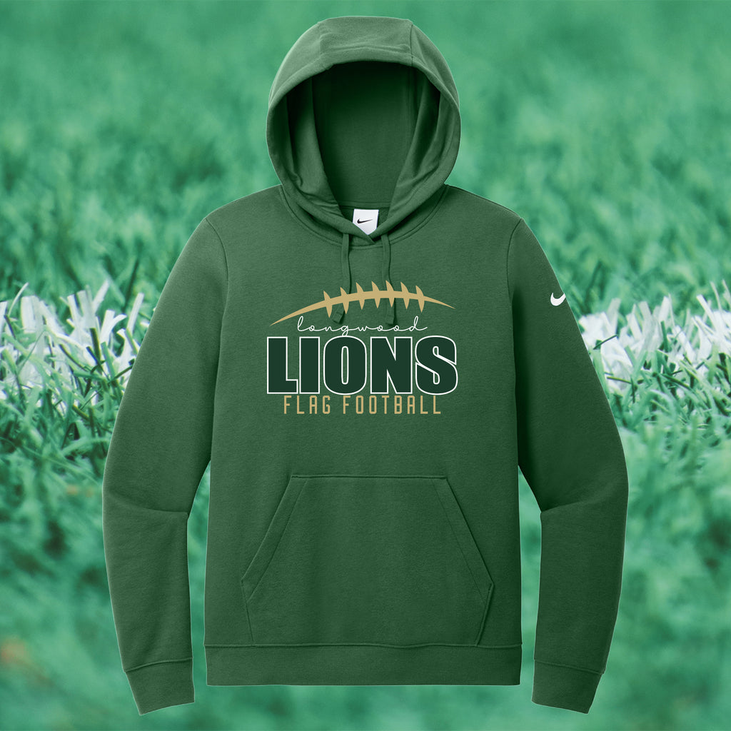Nike Club Fleece Sleeve Swoosh Pullover Hoodie - FLAG FOOTBALL