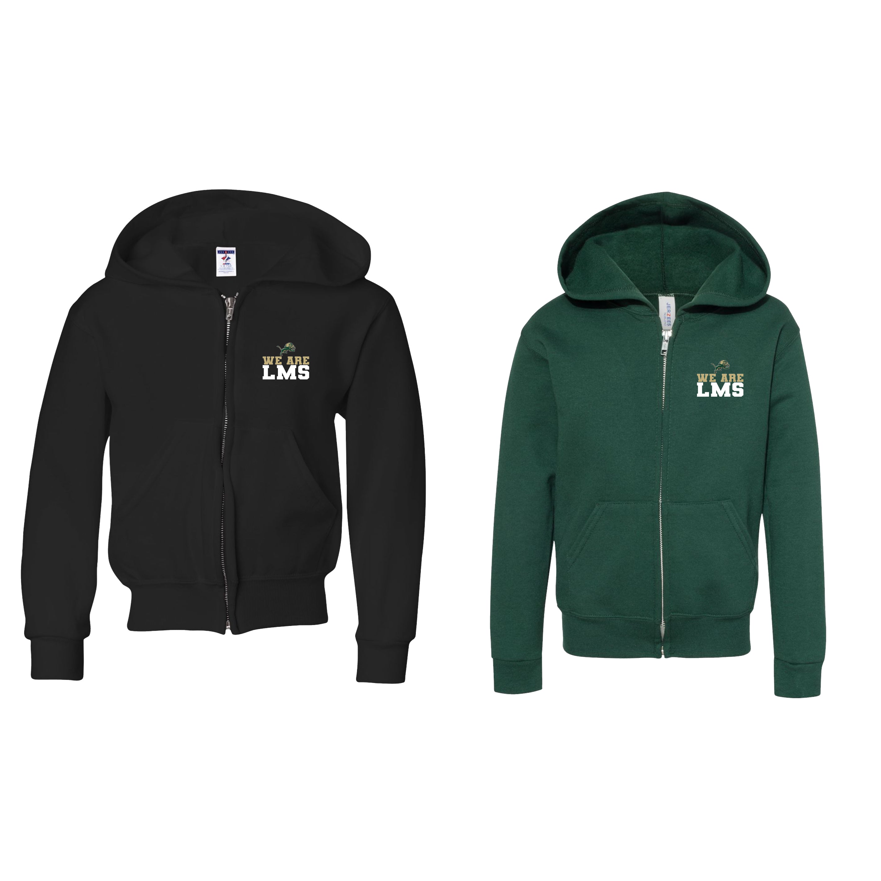 Youth Full-Zip Hooded Sweatshirt