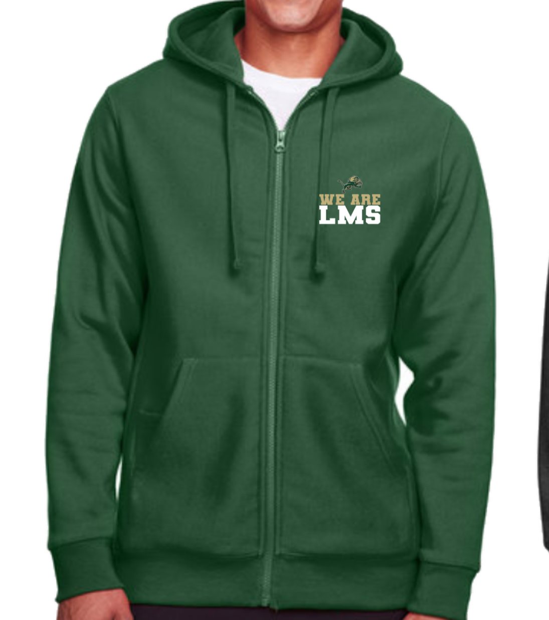 Adult Heavyweight Full-Zip Hooded Sweatshirt - water repellent