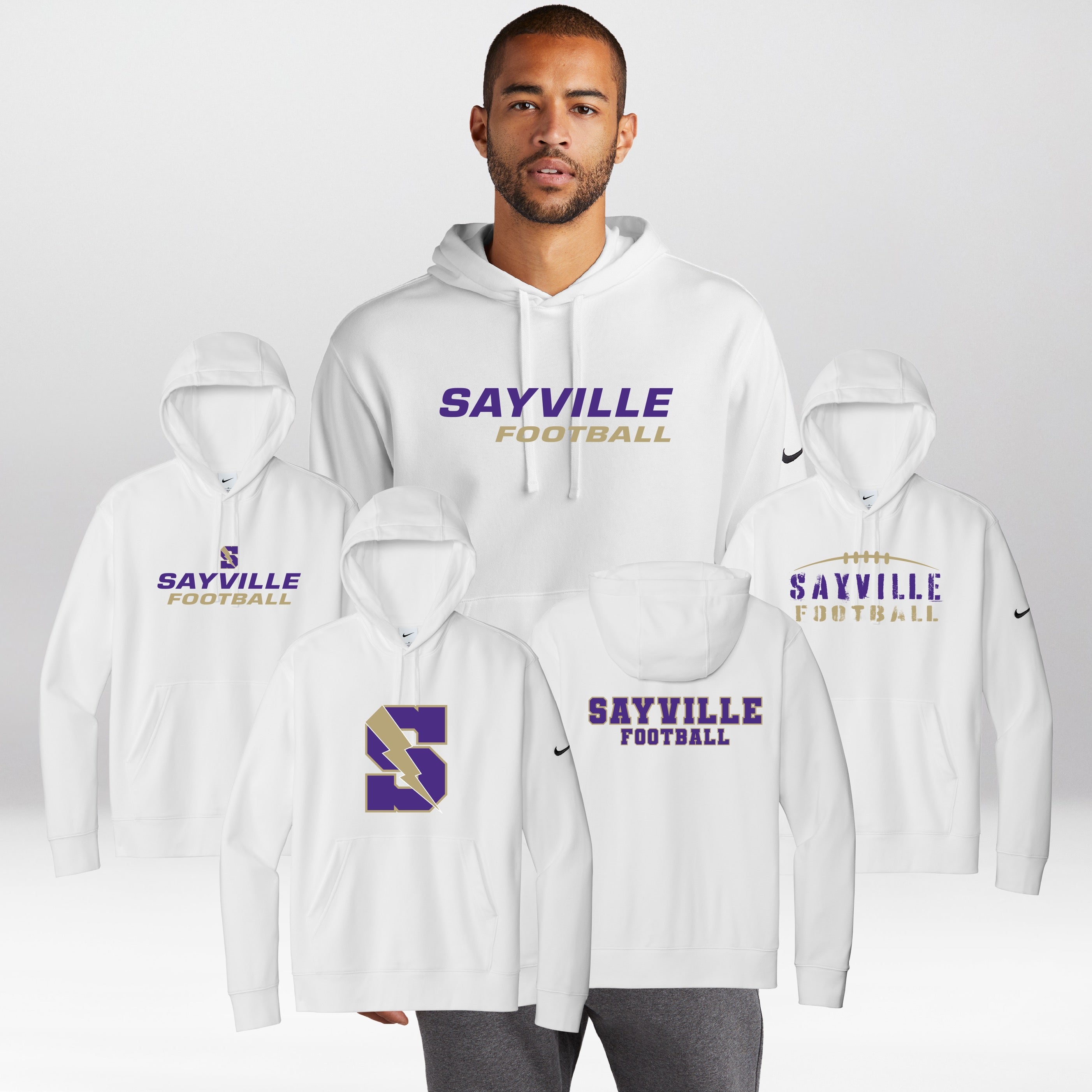 Nike Club Fleece Sleeve Swoosh Hoodie