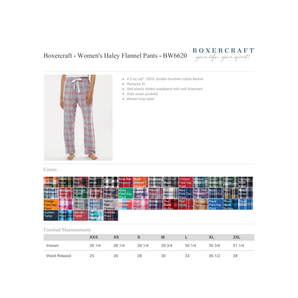 Flannel Pants (youth, women, men)