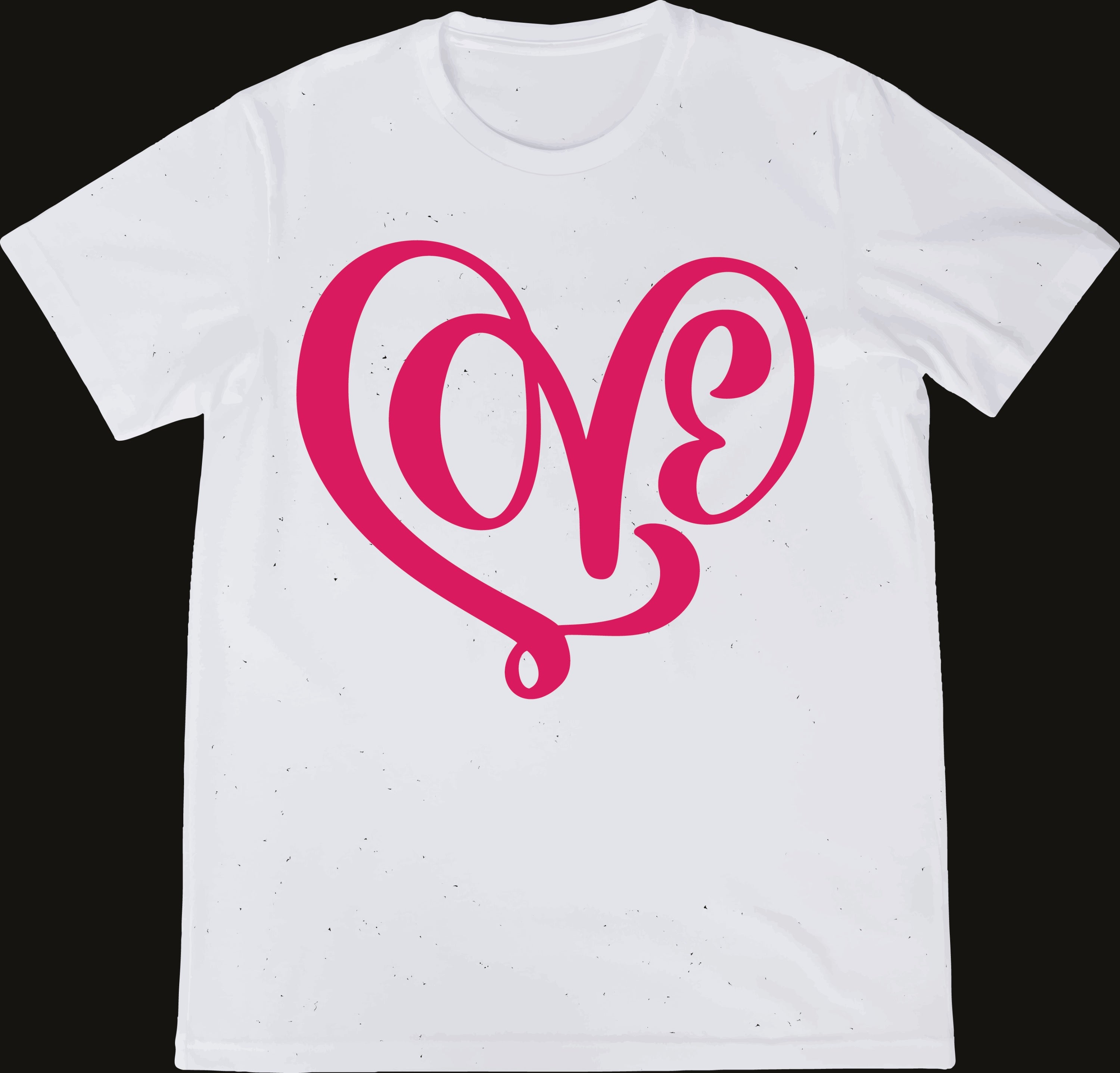 Ready-to-Press Love DTF Transfer