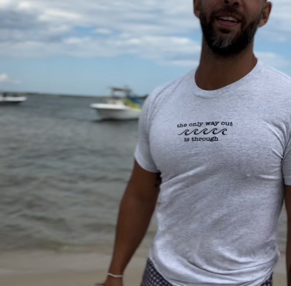 the only way out is through - Valleys & Peaks T-Shirt