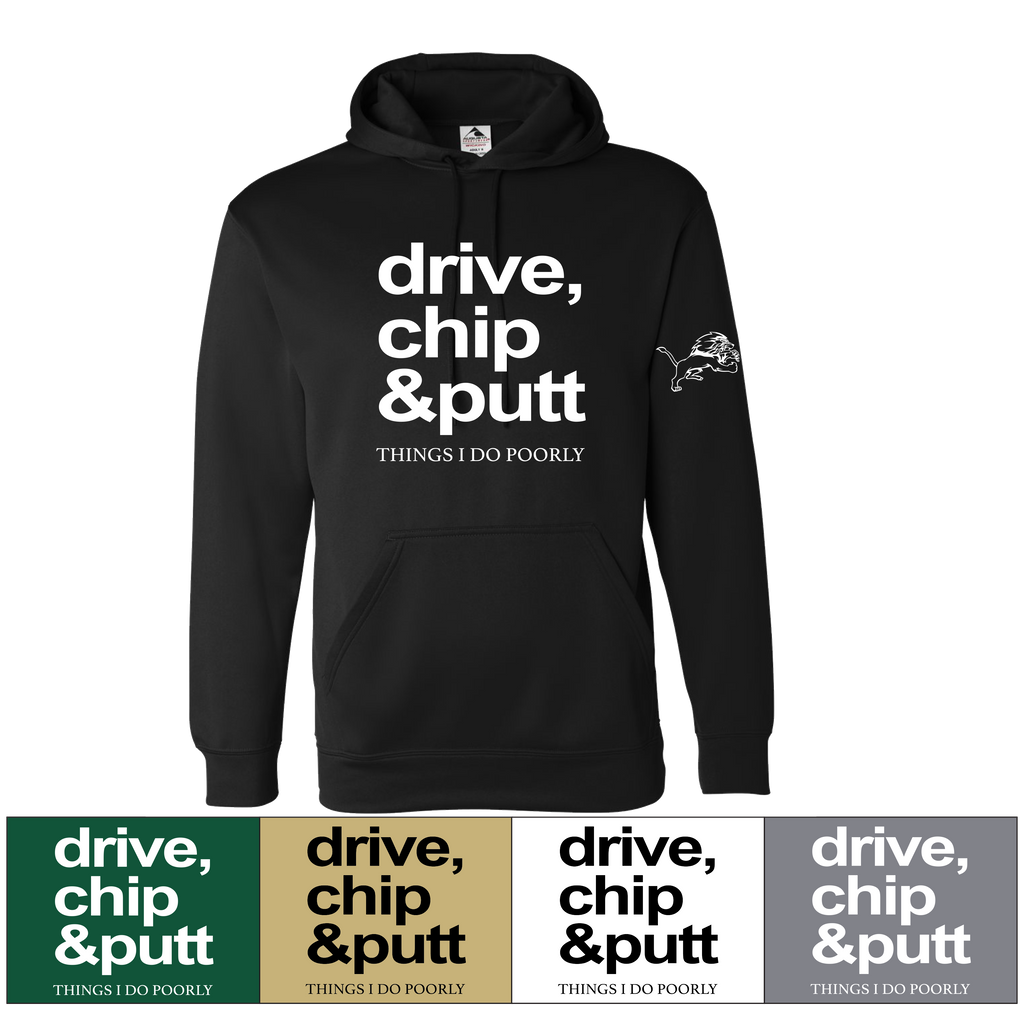 Golf Poorly - Augusta Sportswear - 60/40 Fleece Hoodie  Adult & Youth Sizes