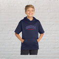 Youth Sport-Wick® Fleece Short Sleeve Hooded Pullover