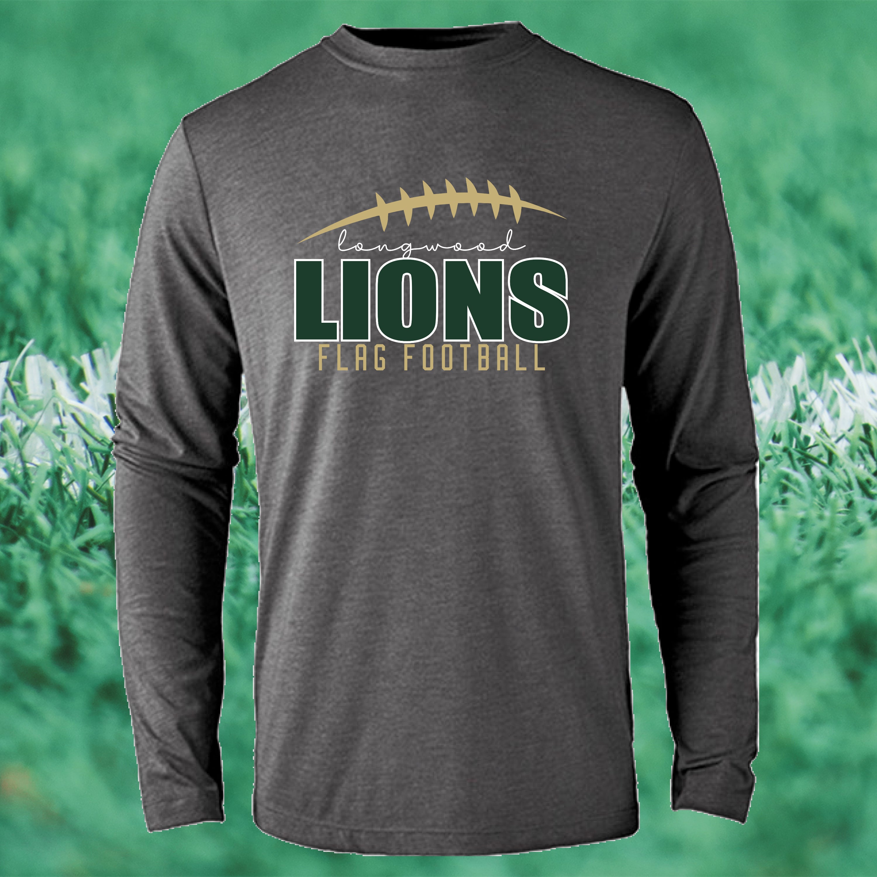 Gymtech Wicking Long Sleeve T-Shirt -Adult - FLAG FOOTBALL