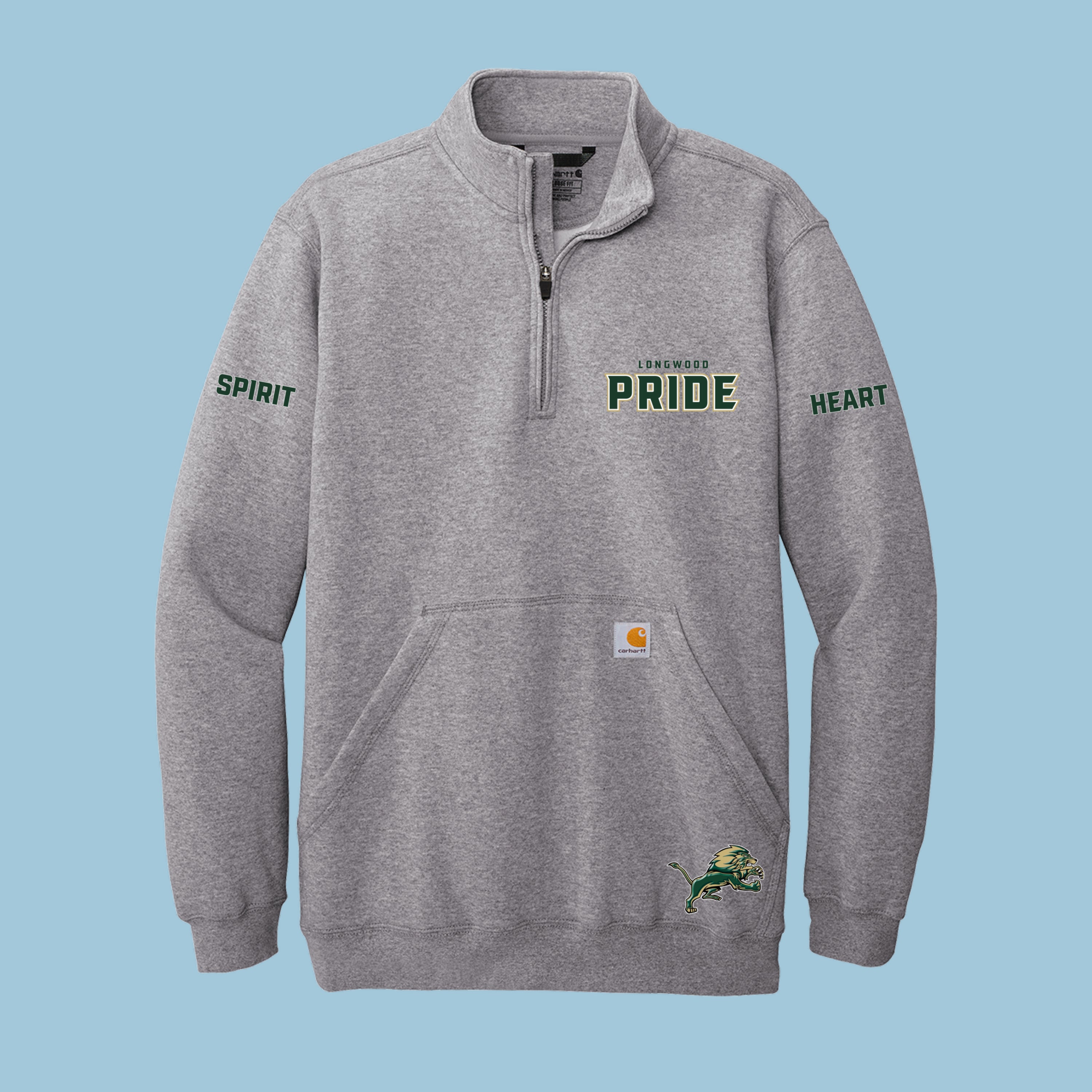 Carhartt® Midweight 1/4-Zip Mock Neck Sweatshirt LJHS YB