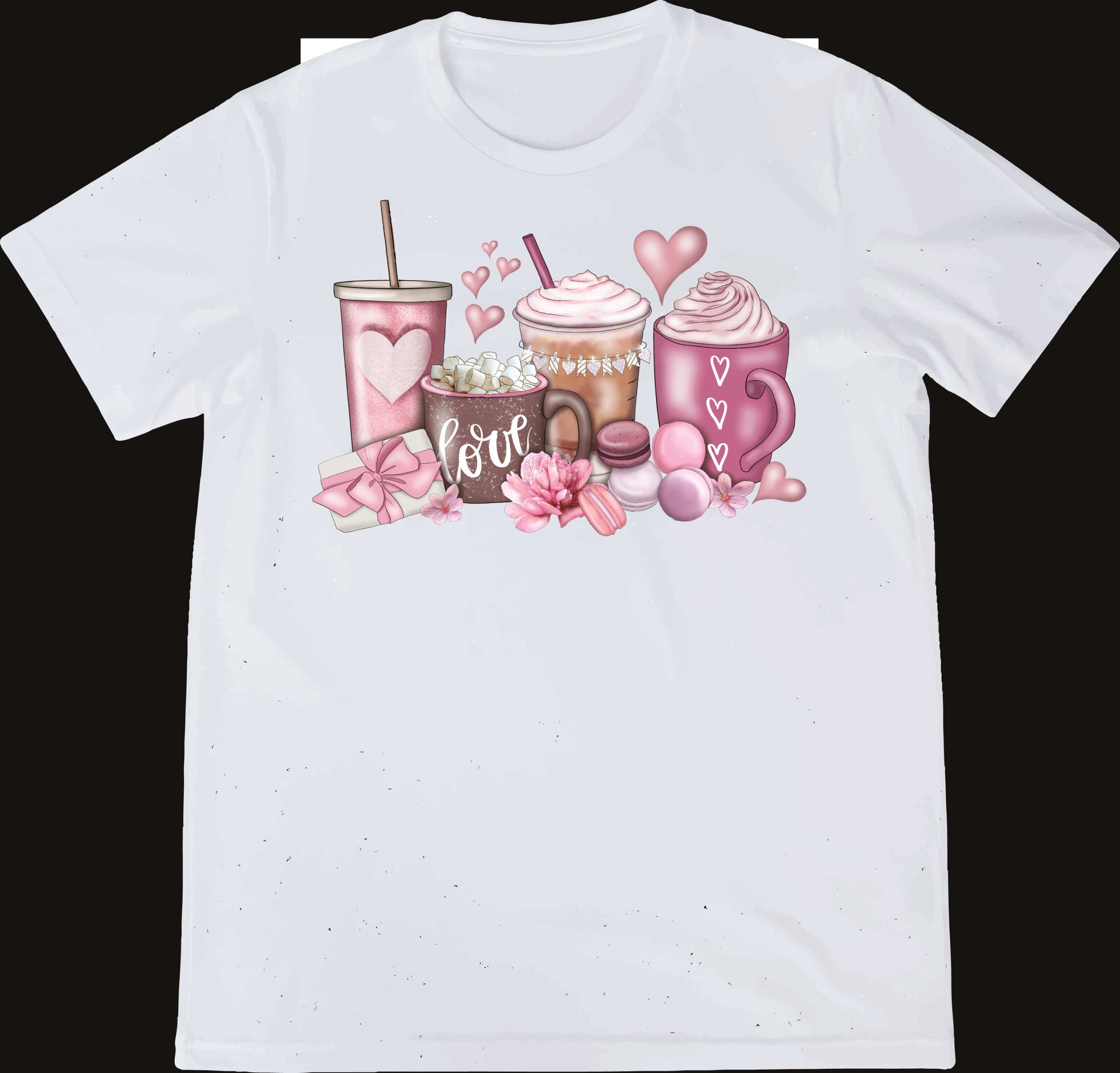 Ready-to-Press Valentine Coffee DTF Transfer