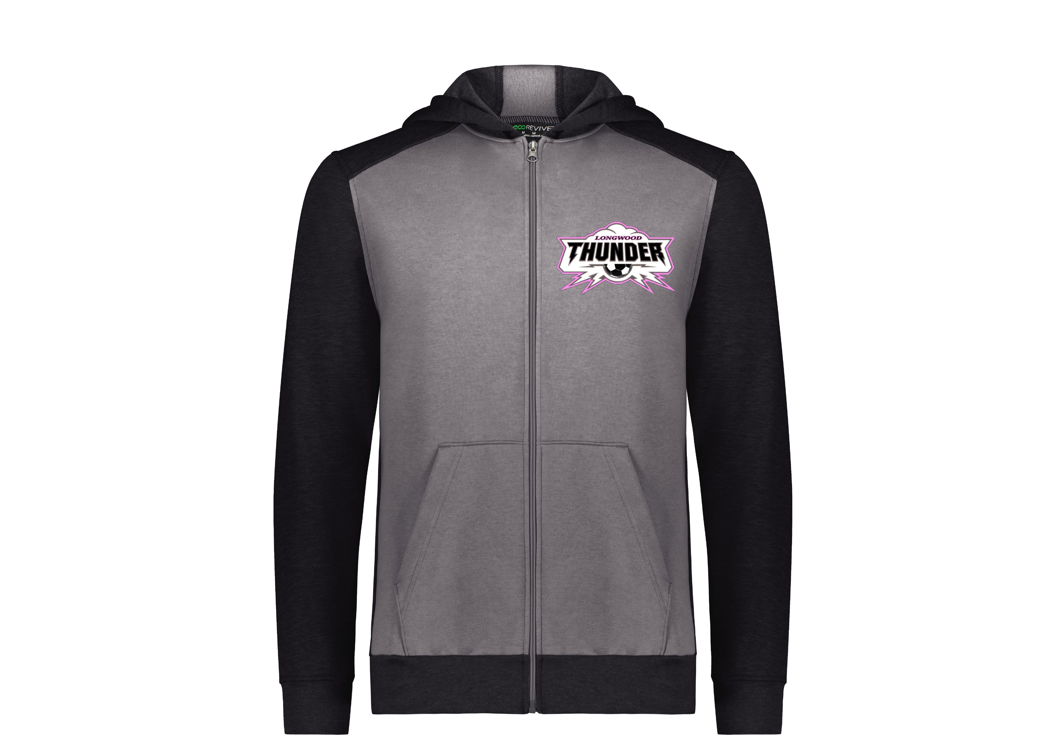 Augusta Sportswear - Eco Revive™ Three-Season Triblend Fleece Full-Zip Hooded Sw