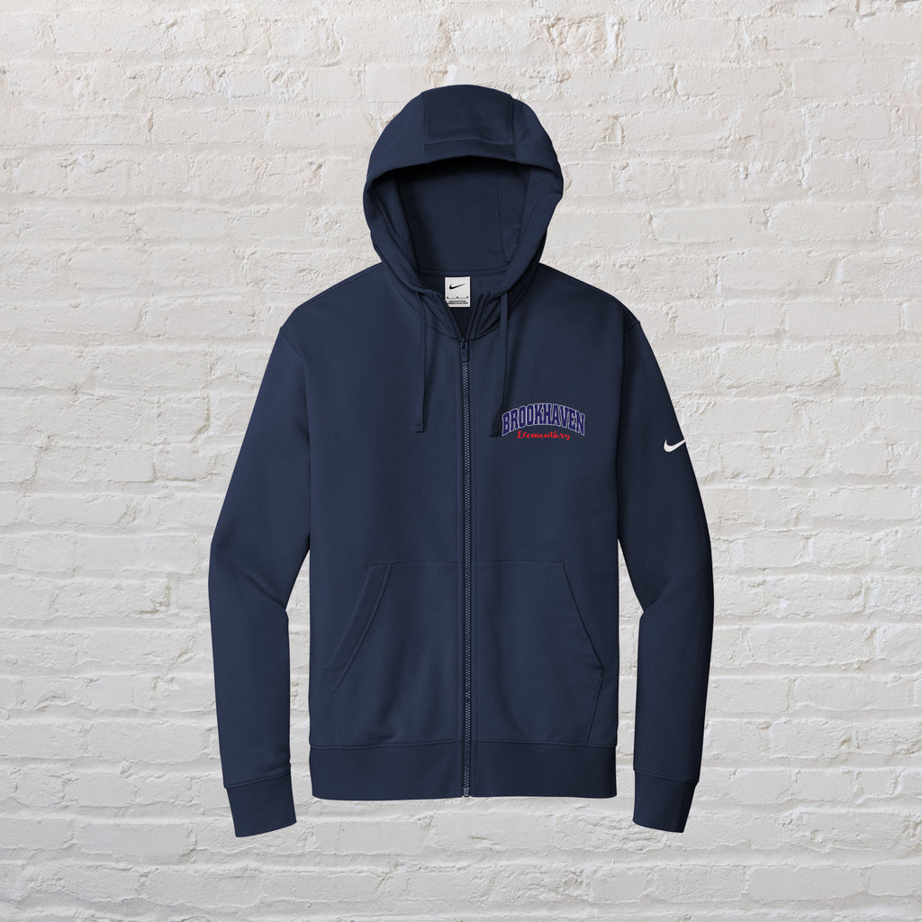Adult Nike Club Fleece Sleeve Swoosh Full-Zip Hoodie