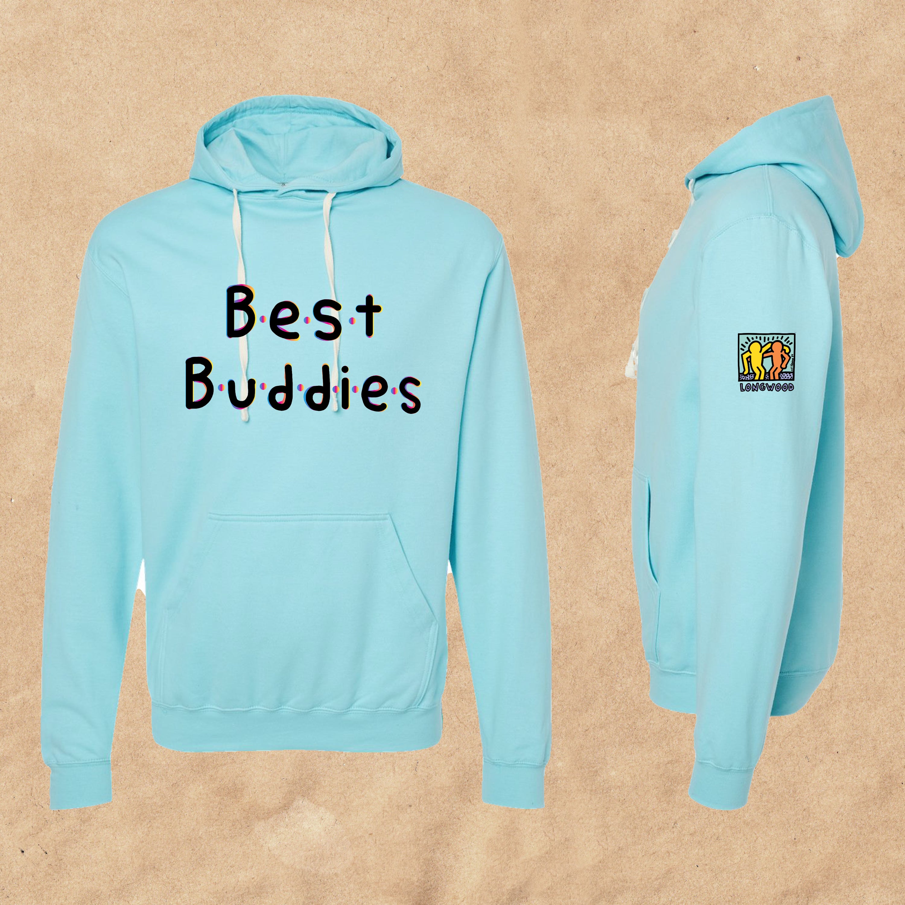 Best Buddies Unisex Fleece Hooded Sweatshirt