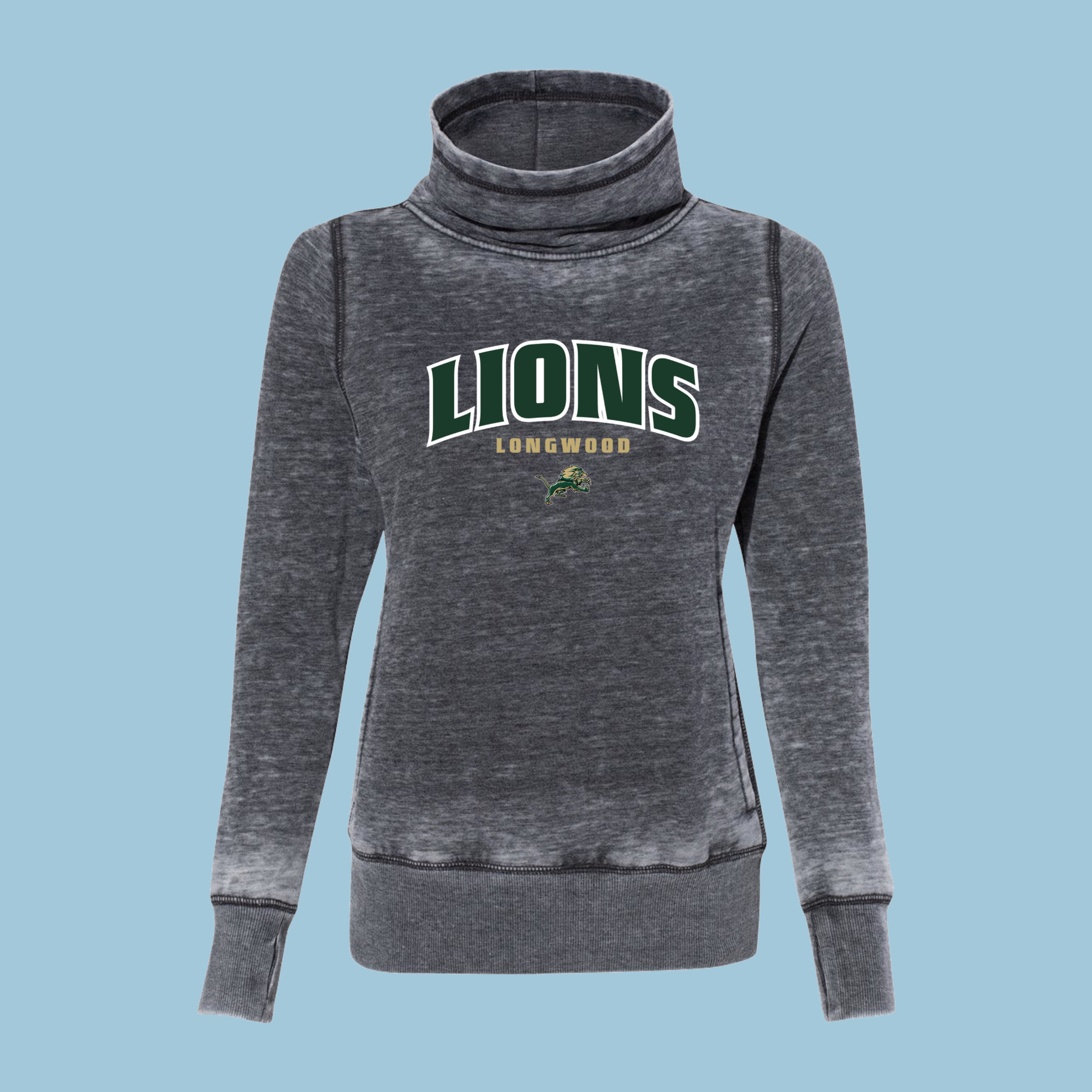 Women’s Zen Fleece Cowl Neck Sweatshirt LJHS YB