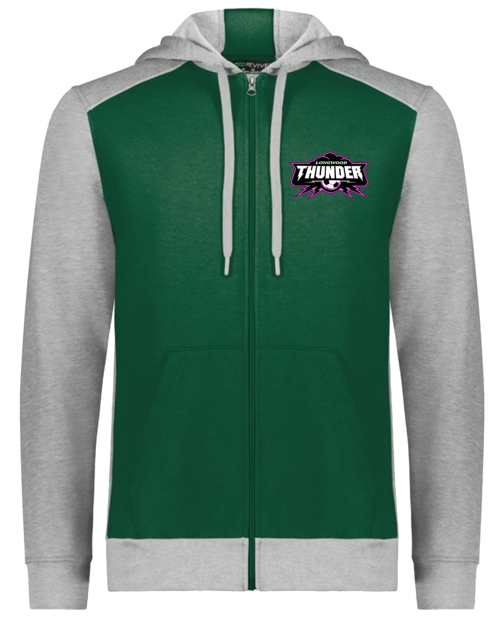 Augusta Sportswear - Eco Revive™ Three-Season Triblend Fleece Full-Zip Hooded Sw