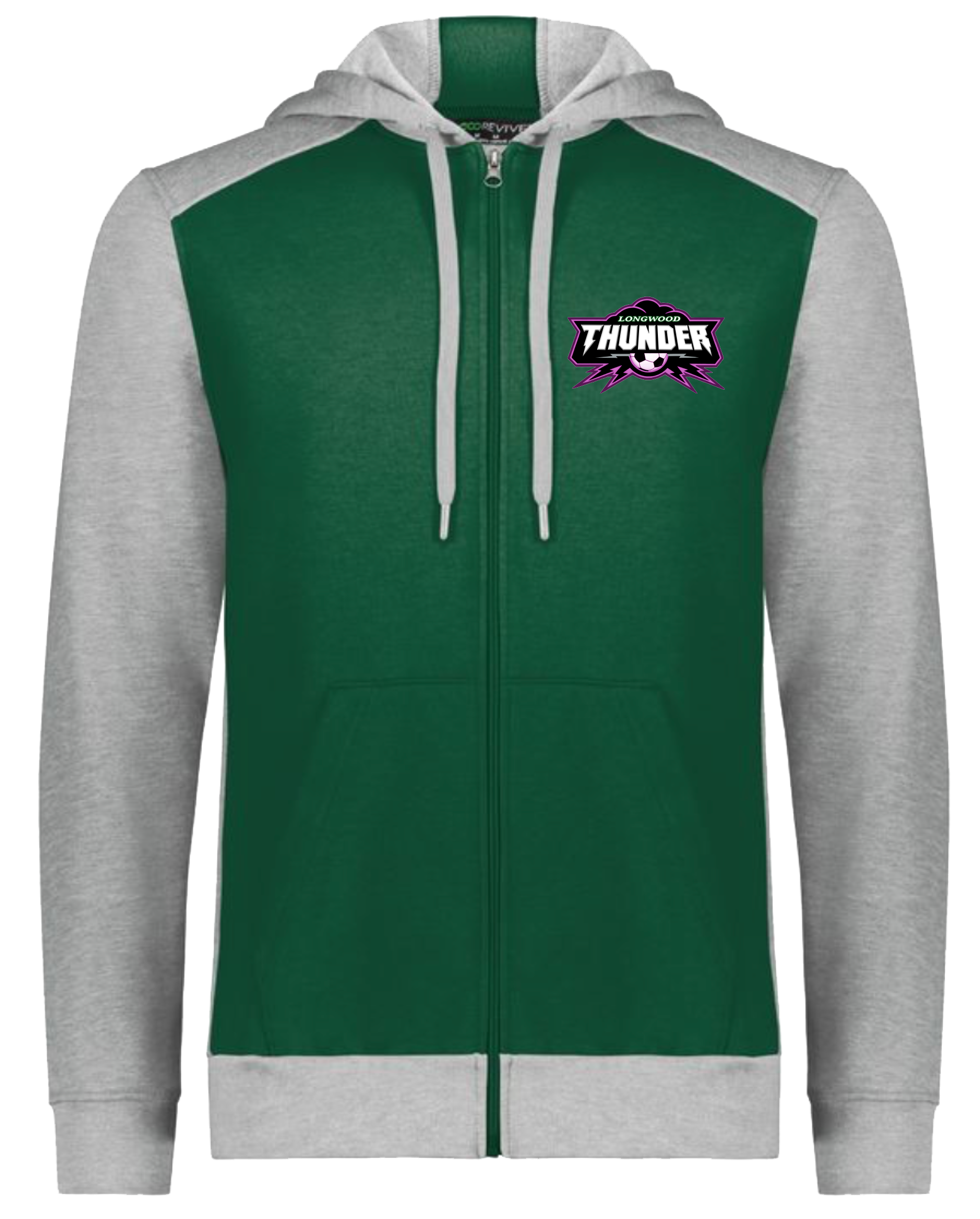 Augusta Sportswear - Eco Revive™ Three-Season Triblend Fleece Full-Zip Hooded Sw