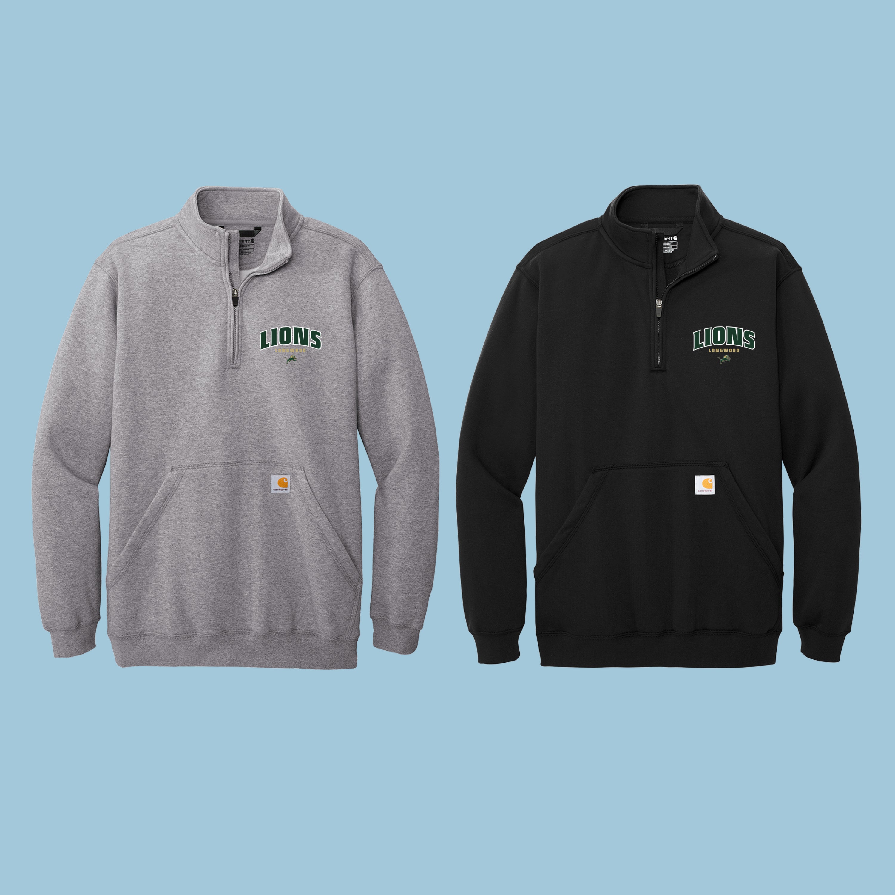 Carhartt® Midweight 1/4-Zip Mock Neck Sweatshirt LJHS YB